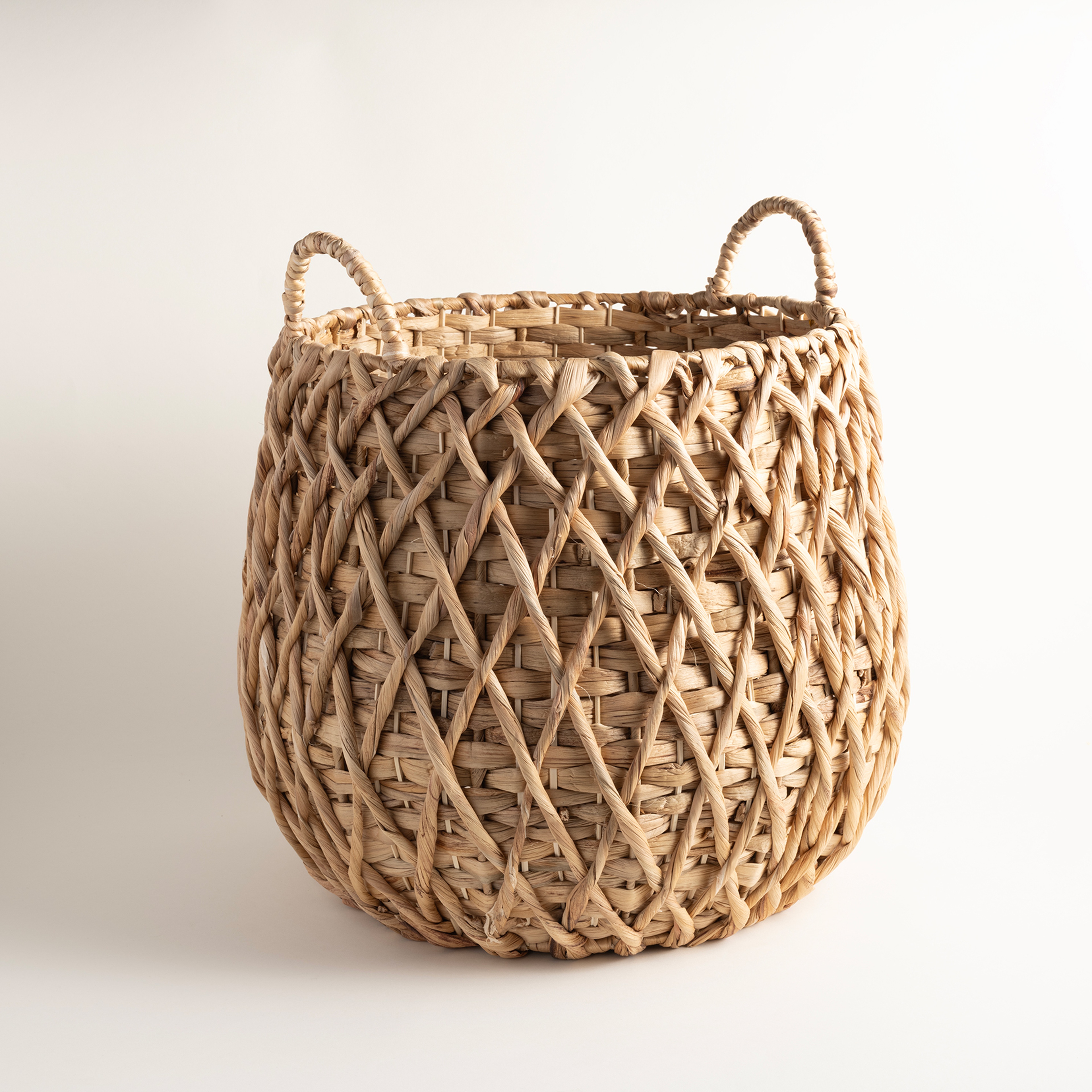 Polı Su Sümbülü Sepet 44x44x45 Cm Natural