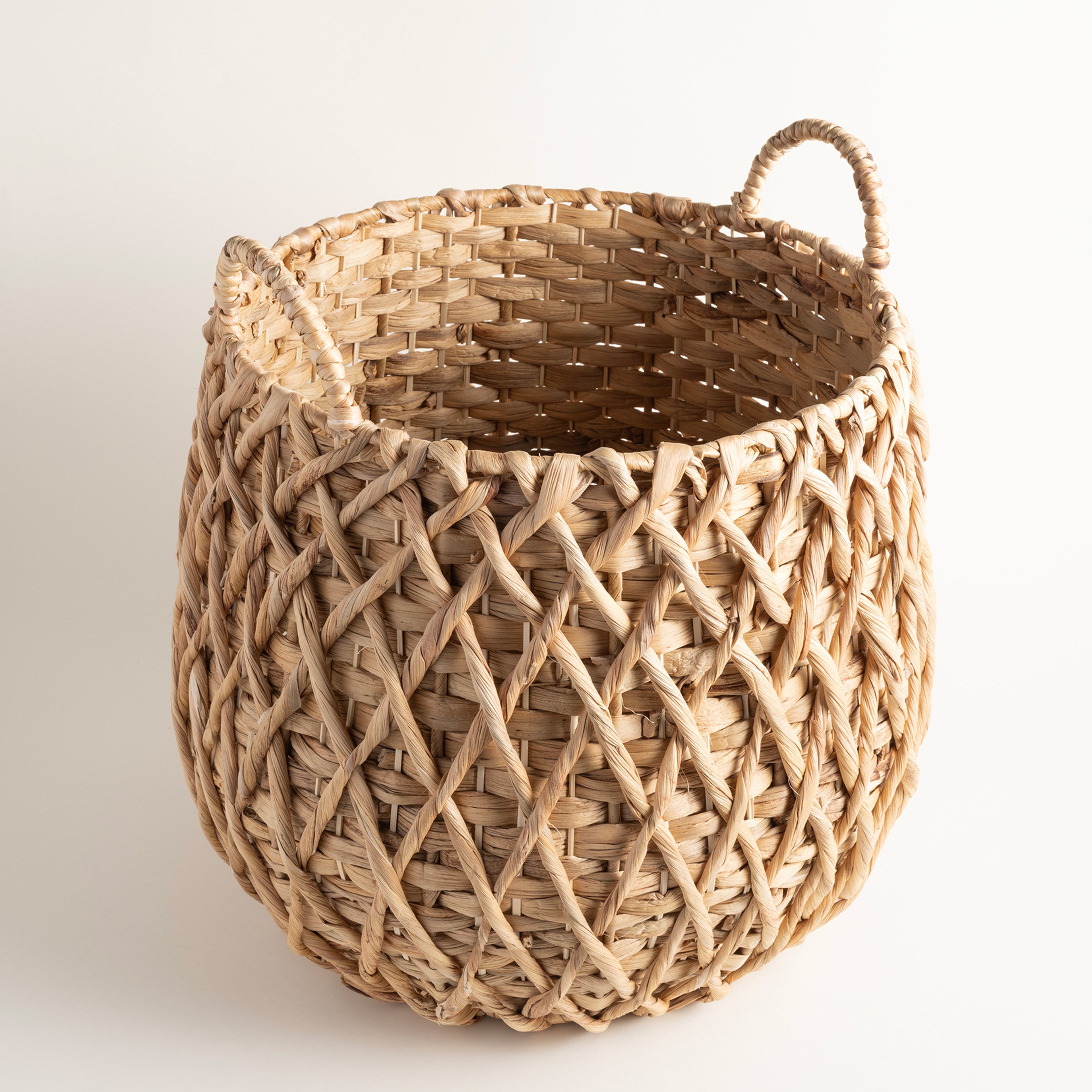 Polı Su Sümbülü Sepet 44x44x45 Cm Natural