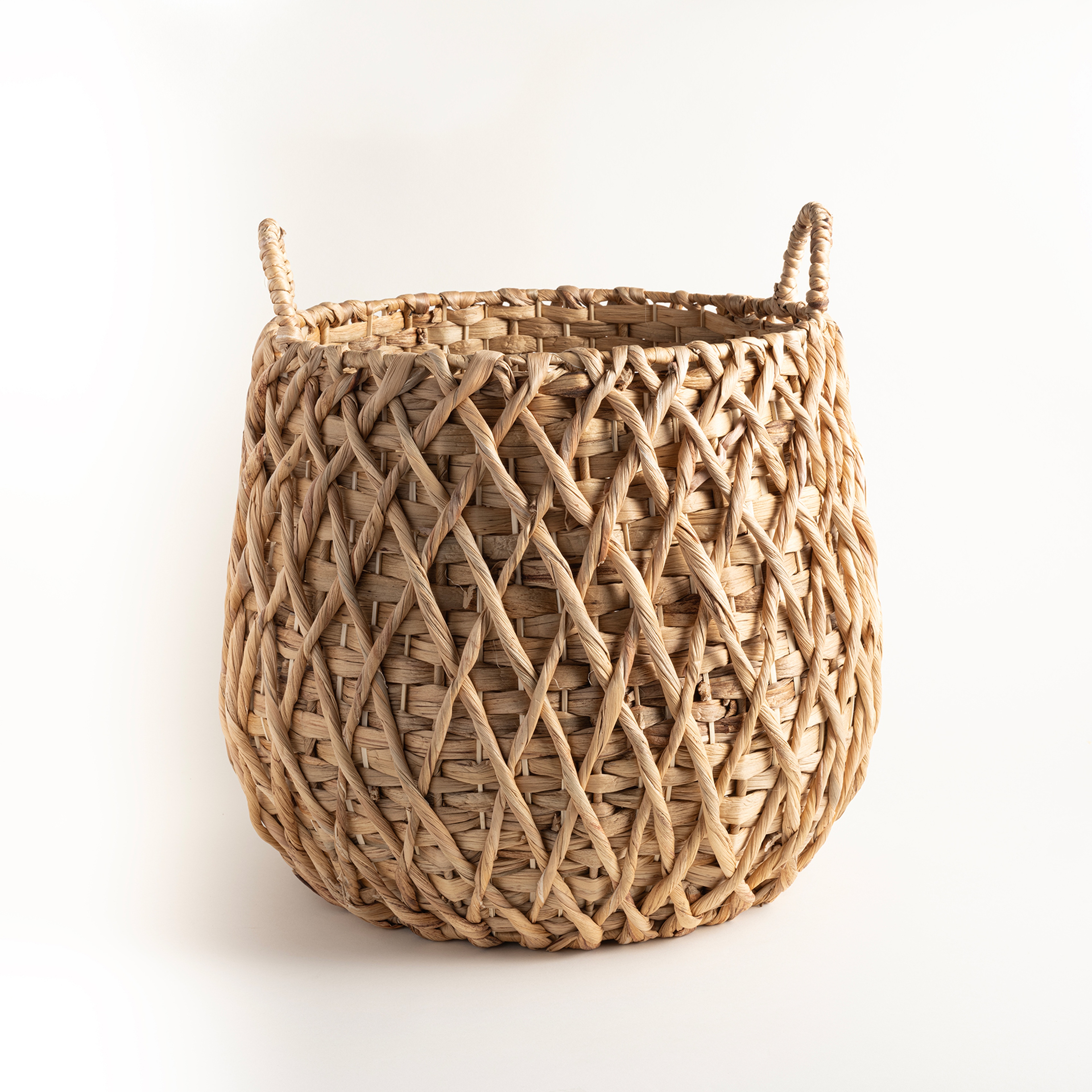 Polı Su Sümbülü Sepet 44x44x45 Cm Natural