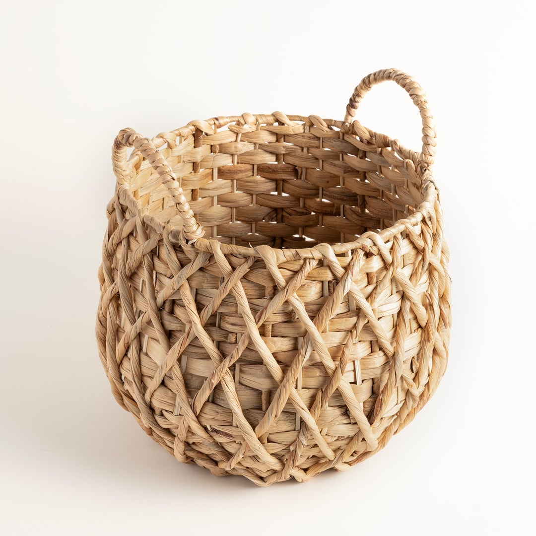 Polı Su Sümbülü Sepet 33x33x33 Cm Natural