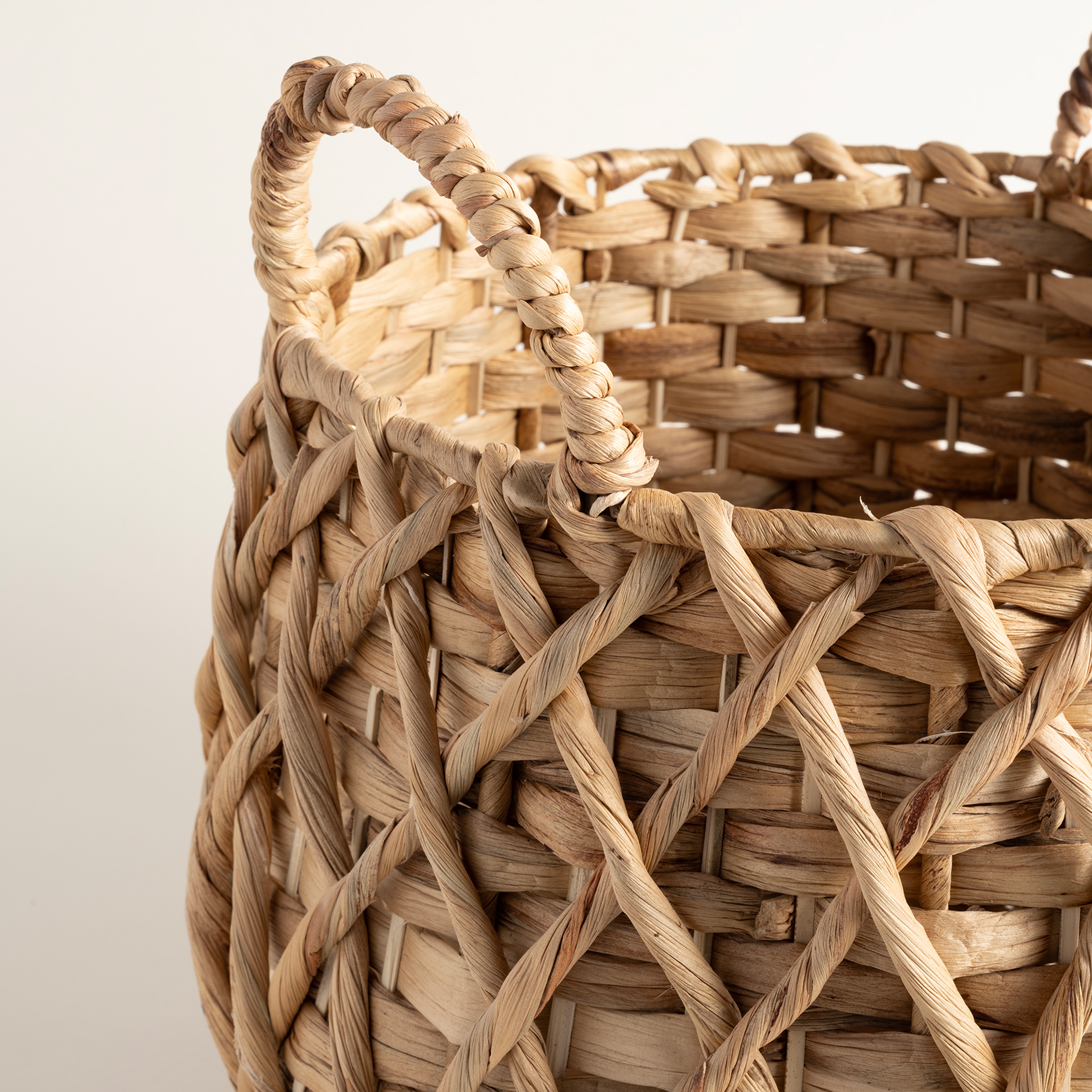 Polı Su Sümbülü Sepet 33x33x33 Cm Natural