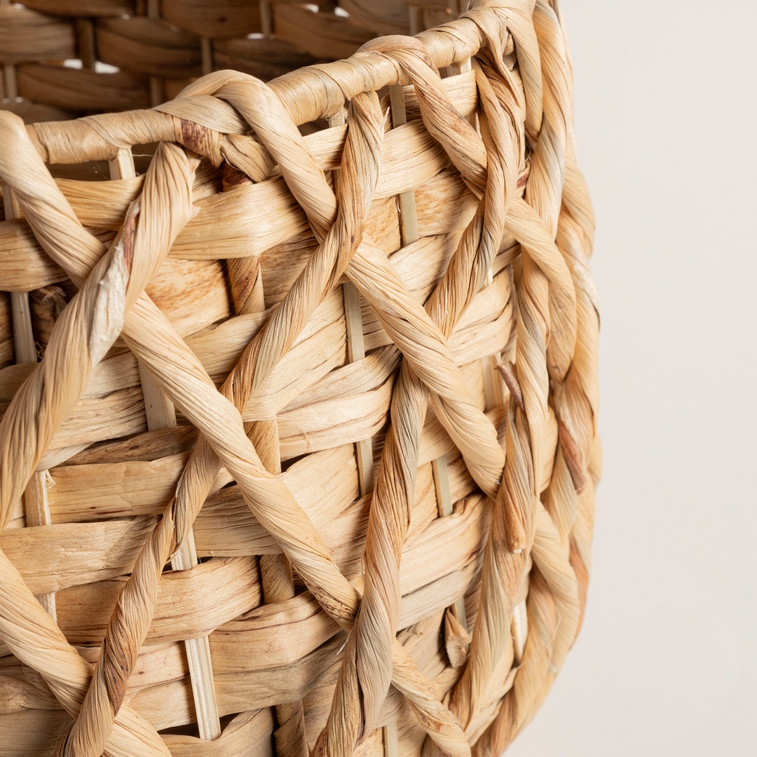 Polı Su Sümbülü Sepet 33x33x33 Cm Natural