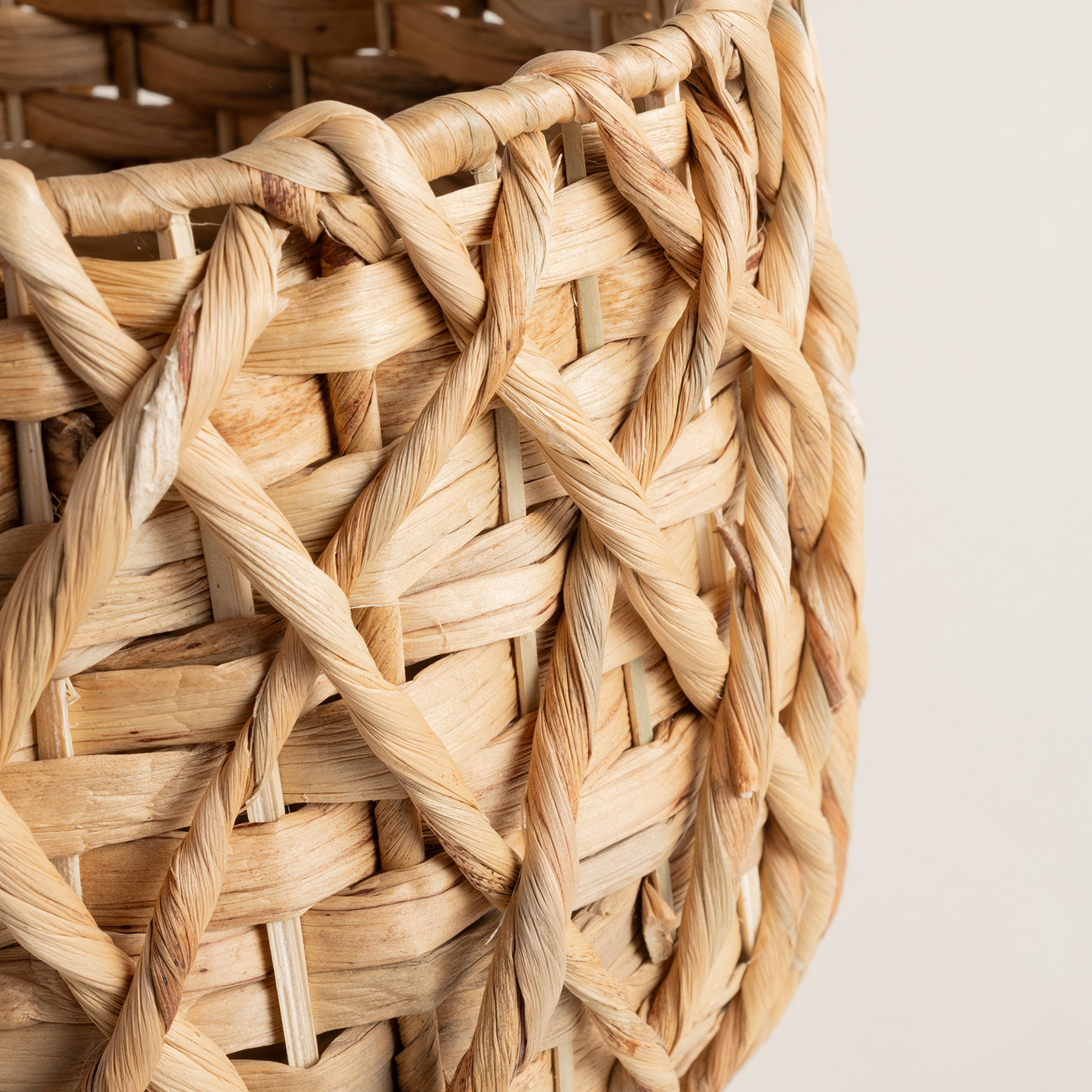 Polı Su Sümbülü Sepet 33x33x33 Cm Natural