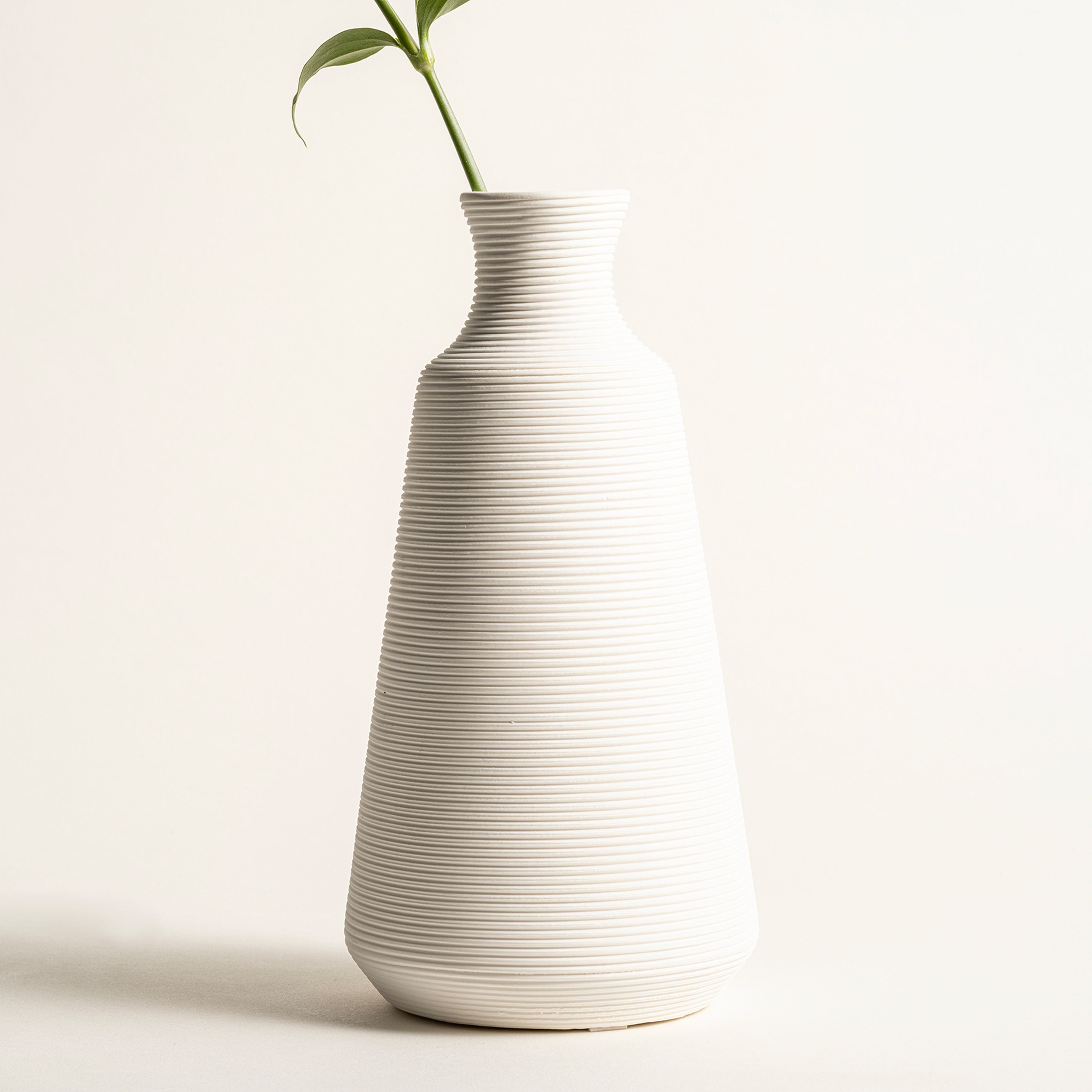 Lılıng Seramik Vazo 20 Cm Ekru