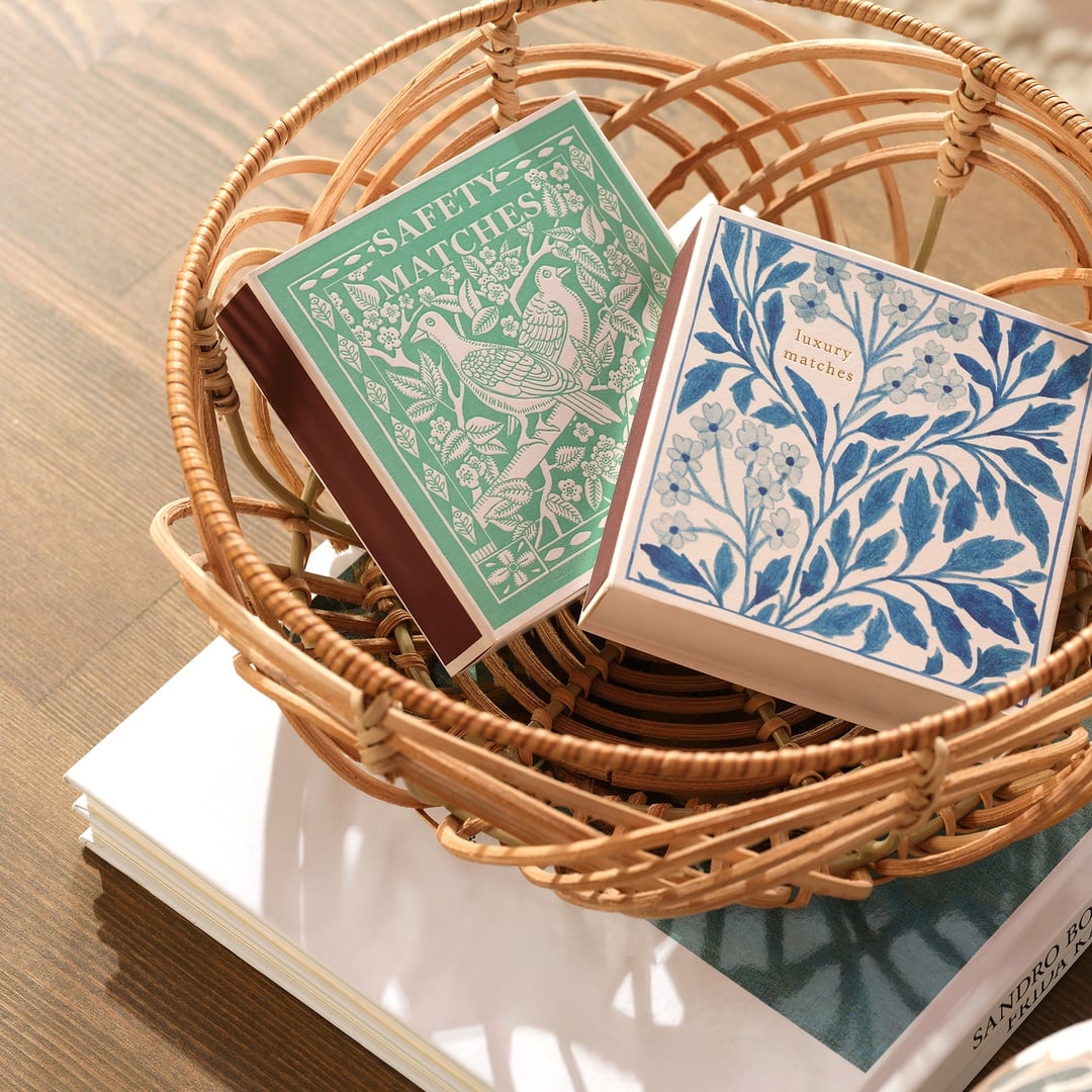 Bırdy Stamp Ahşap Kibrit Hediyelik Eşya 11x11x3 Cm Renkli