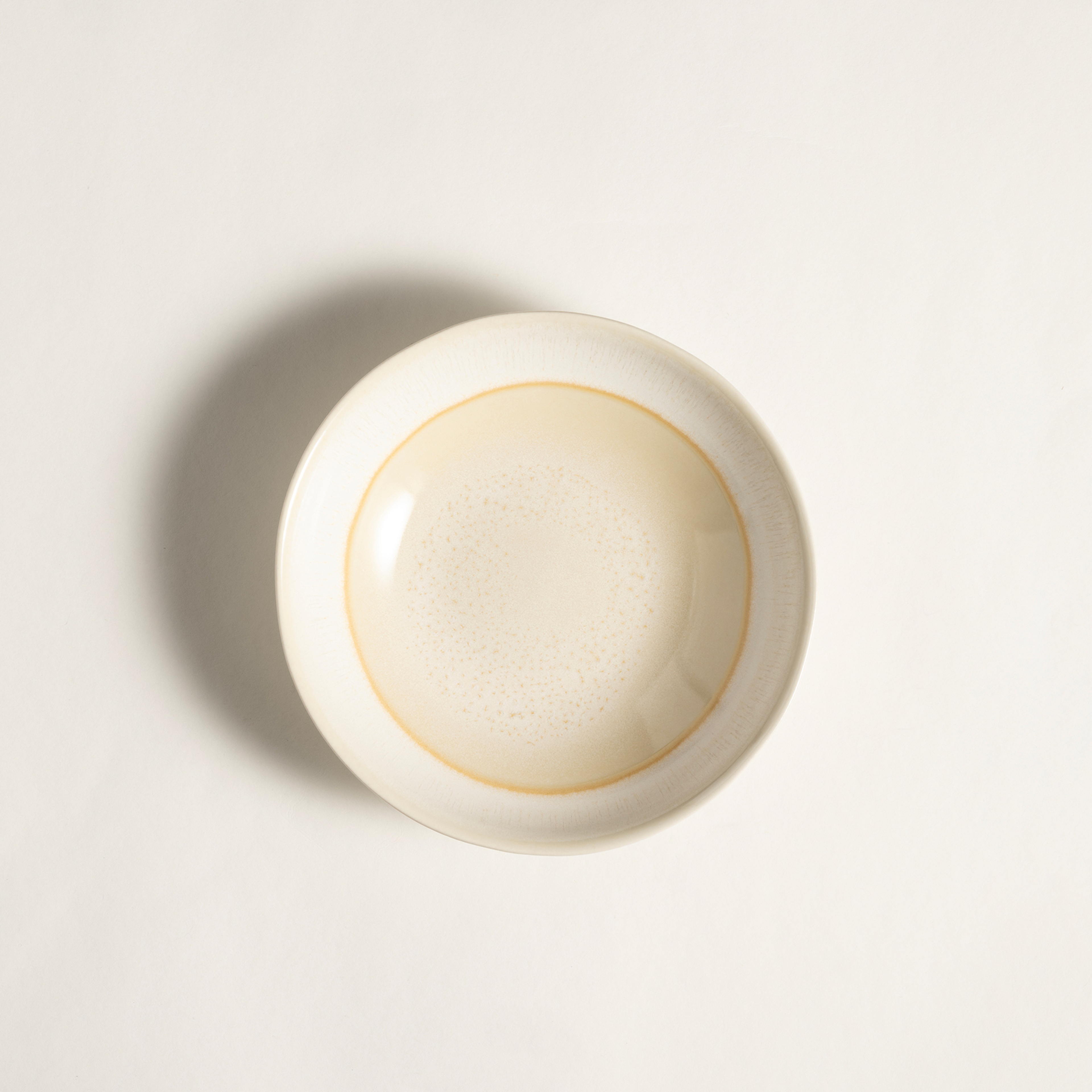 Leırıa Stoneware Çukur Tabak 20 Cm Krem