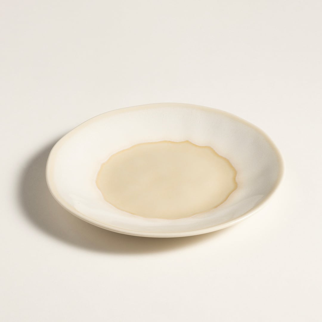 Leırıa Stoneware Pasta Tabağı 23 Cm Krem