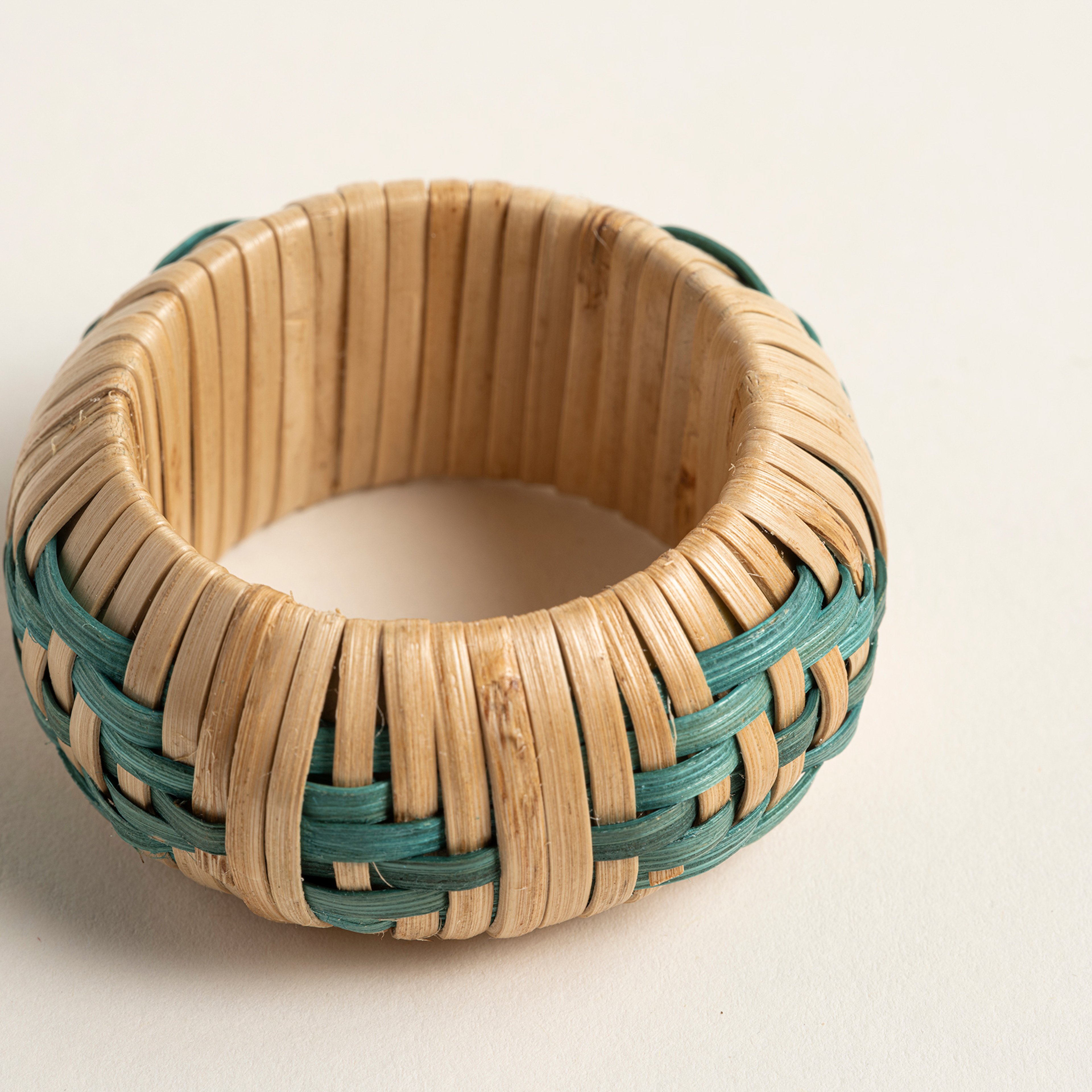 Lotus Bambu Peçete Halkası 5.5x5.5x2.5 Cm Yeşil