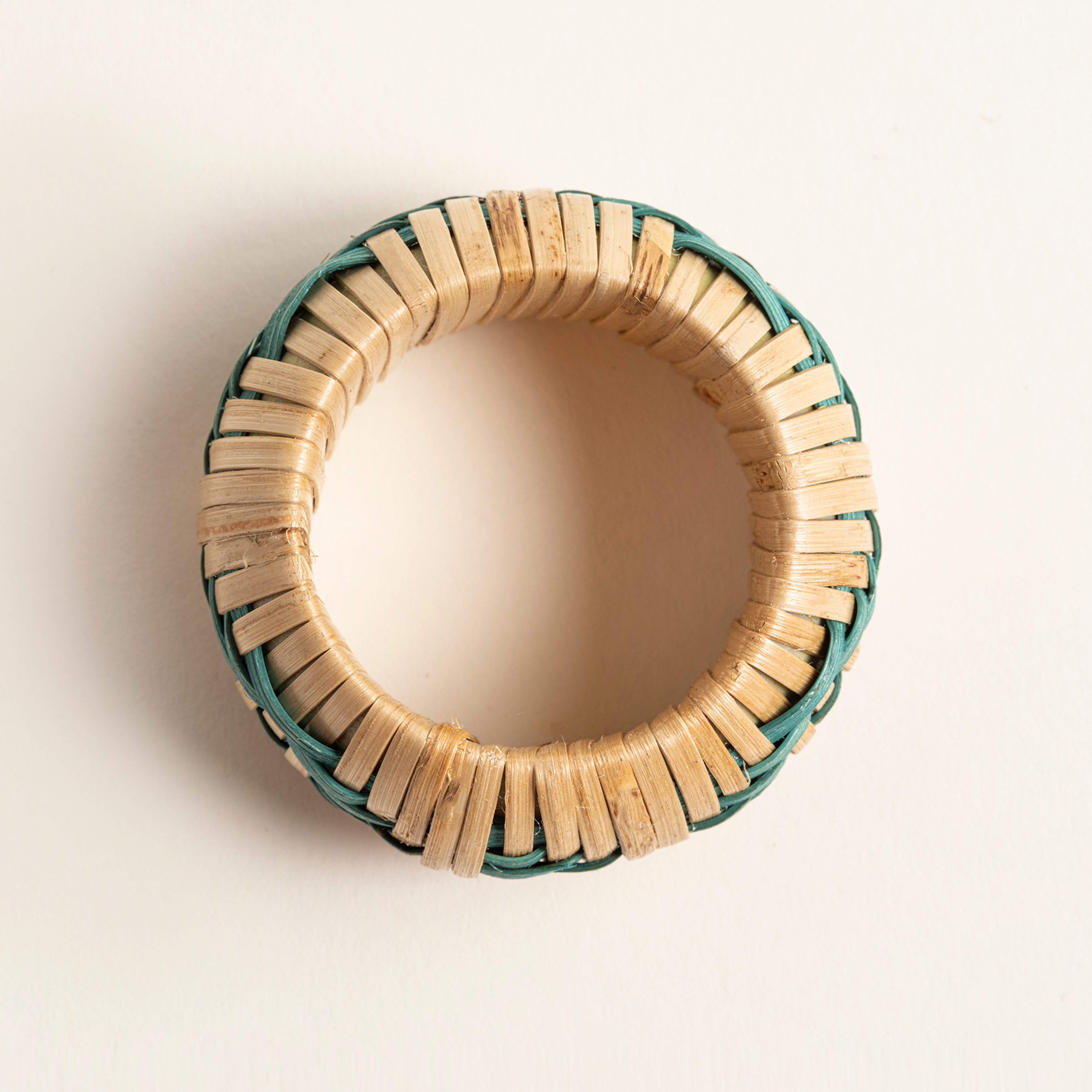 Lotus Bambu Peçete Halkası 5.5x5.5x2.5 Cm Yeşil