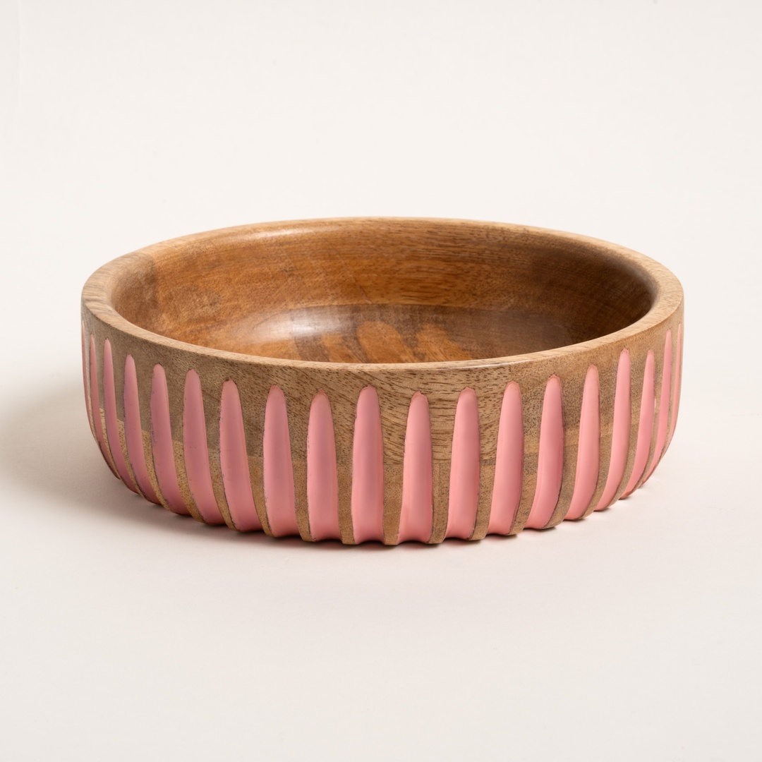 Lakrı Mango Ağacı Kase 20 Cm Pembe