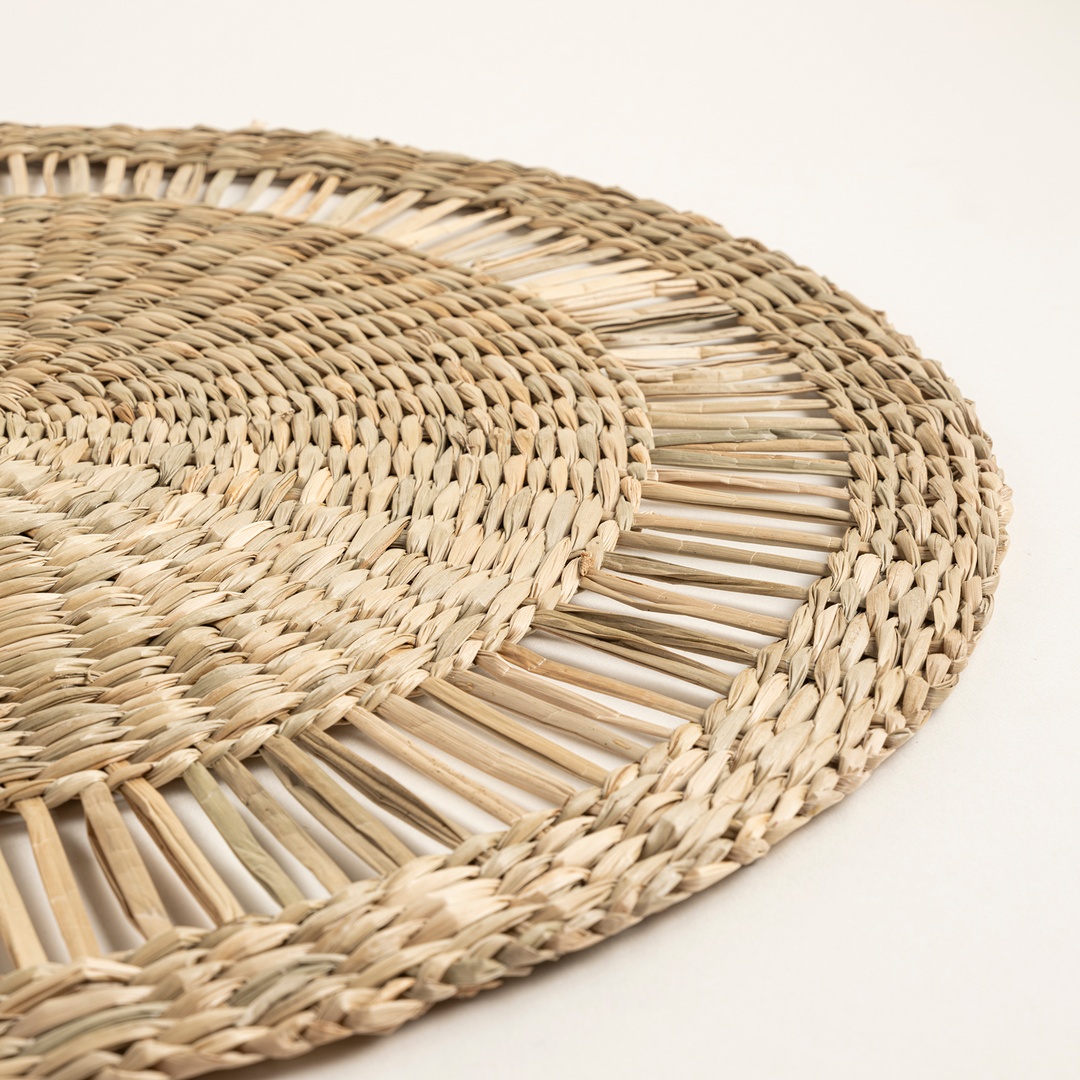 Tam Dao Deniz Çayırı Amerikan Servis 38x38x0.3 Cm Natural