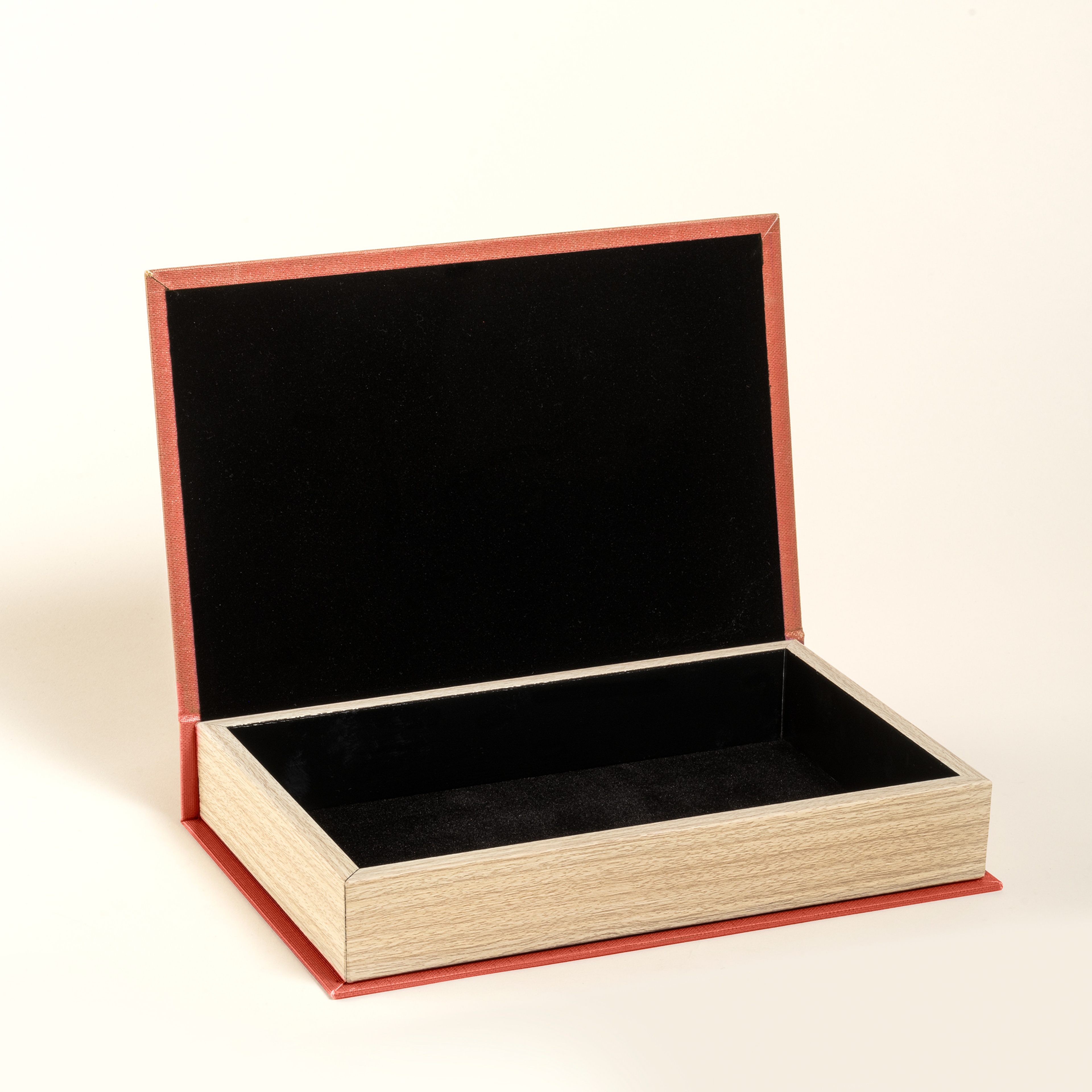 Olbıa Kanvas - Polistren - Kadife Dekoratif Kutu 19x30 Cm Turuncu - Yeşil