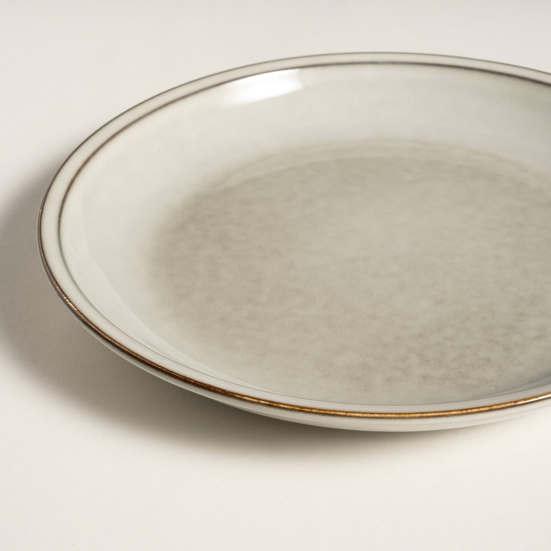 Lılıng Stoneware Yemek Tabağı 24 Cm Bej