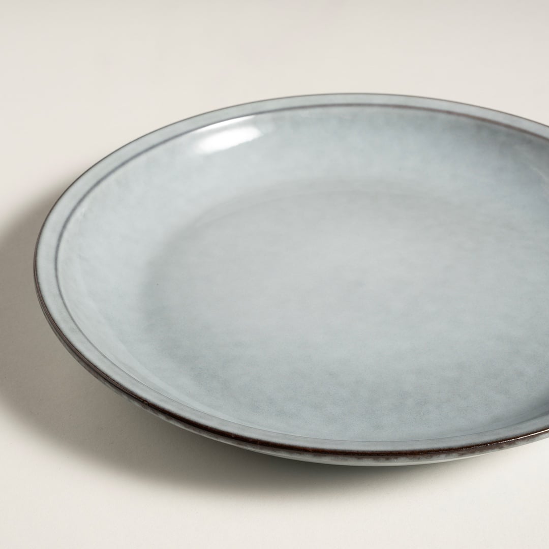Lılıng Stoneware Yemek Tabağı 24 Cm Mavi