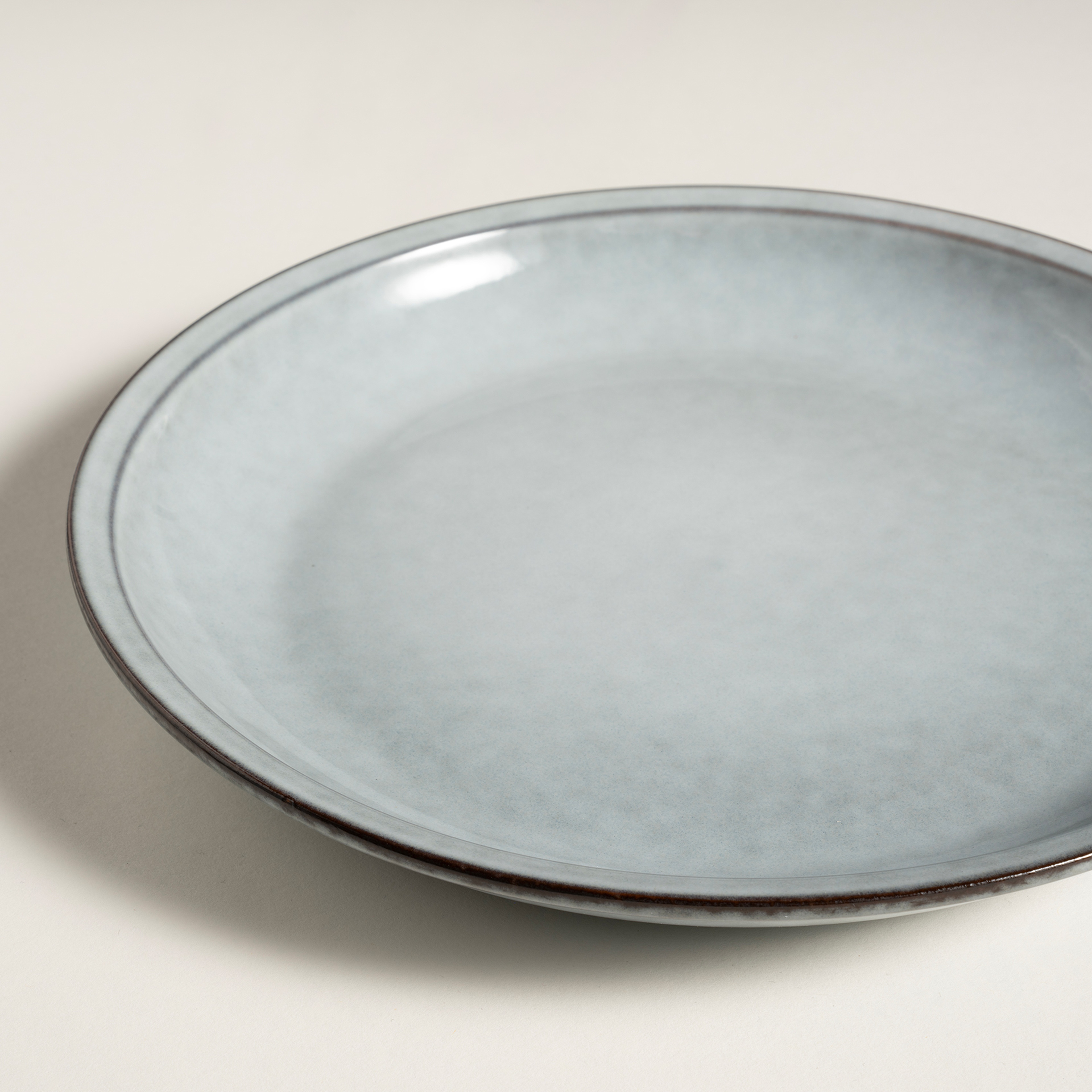 Lılıng Stoneware Yemek Tabağı 24 Cm Mavi