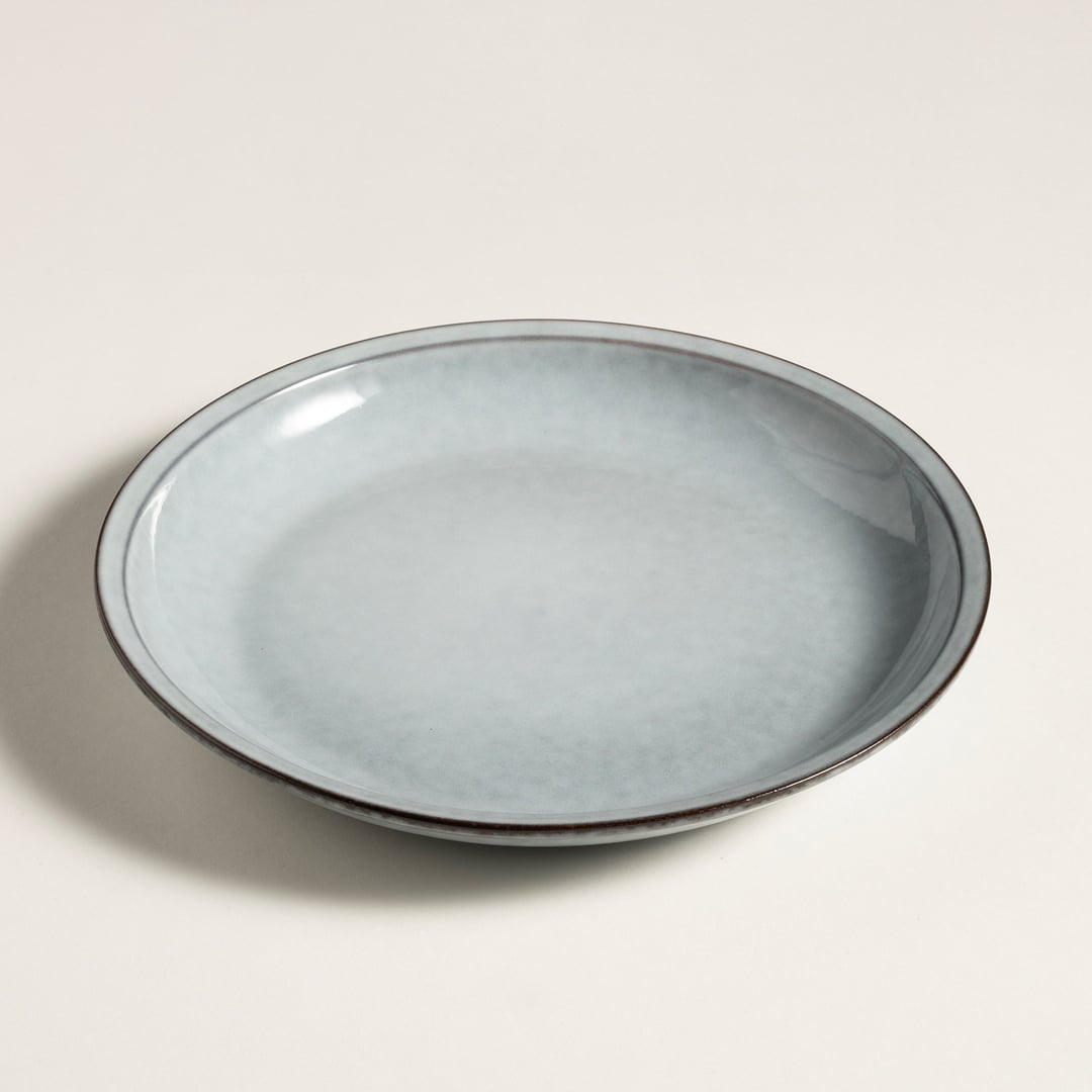 Lılıng Stoneware Yemek Tabağı 24 Cm Mavi