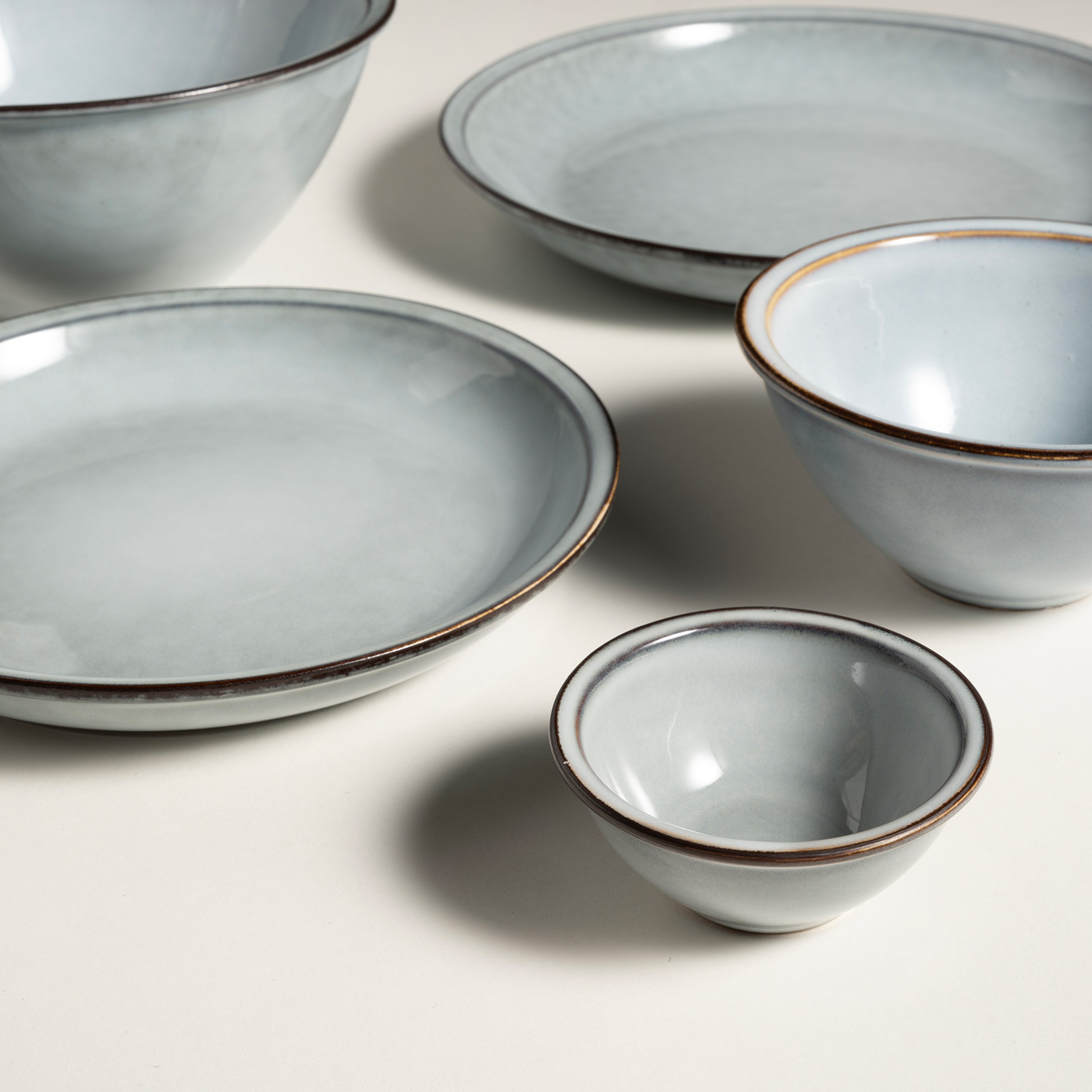 Lılıng Stoneware Kase 13 Cm Mavi