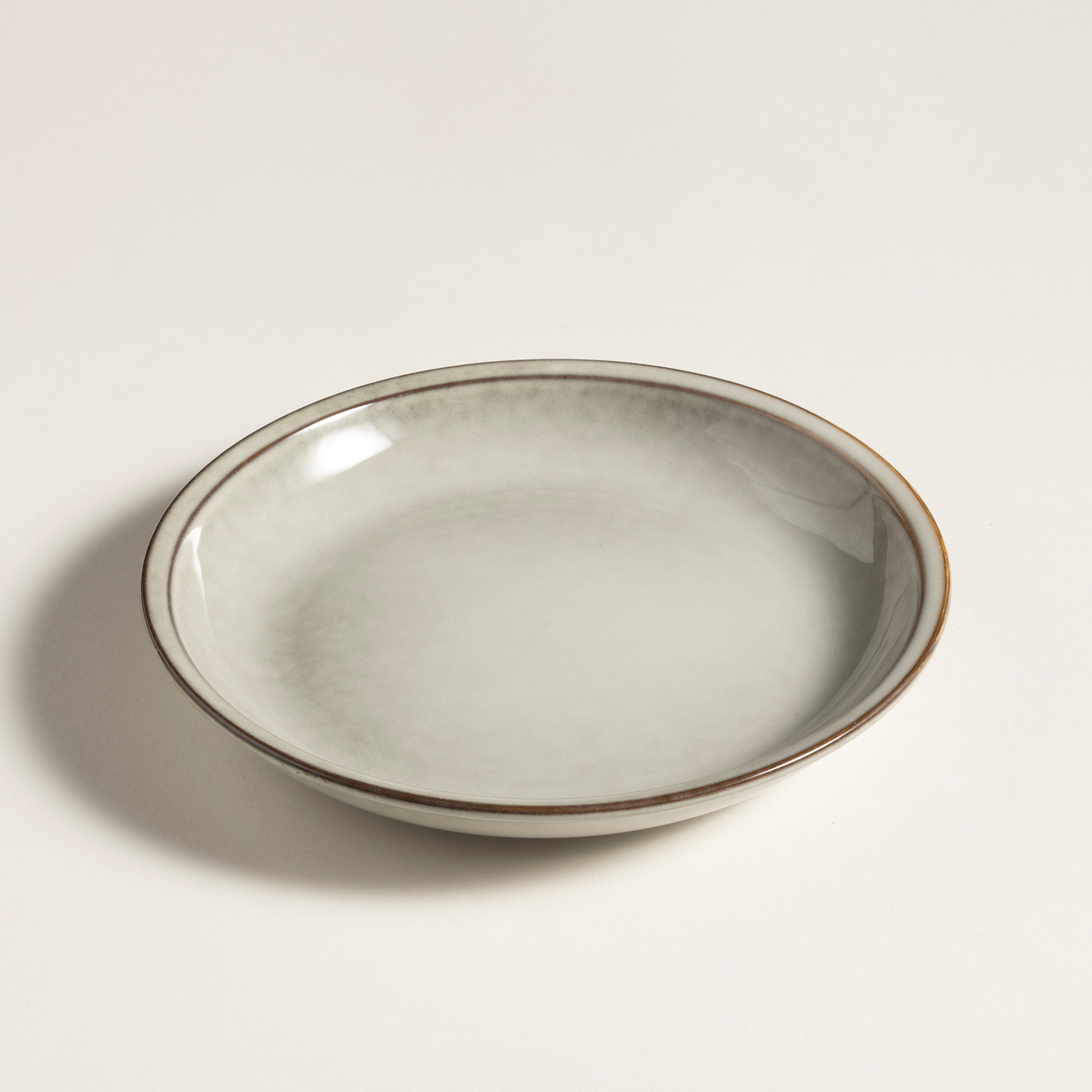 Lılıng Stoneware Pasta Tabağı 20 Cm Bej