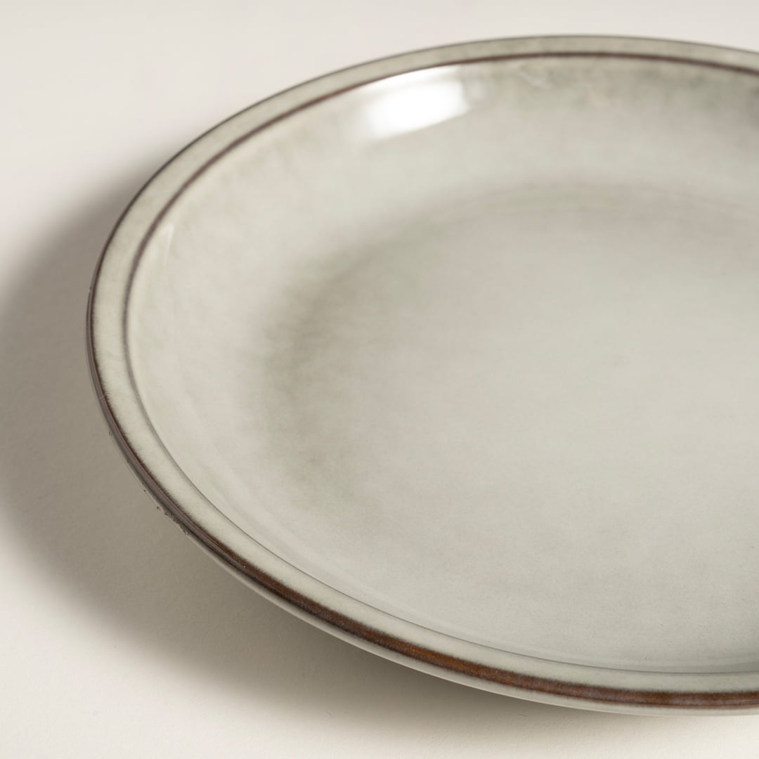 Lılıng Stoneware Pasta Tabağı 20 Cm Bej