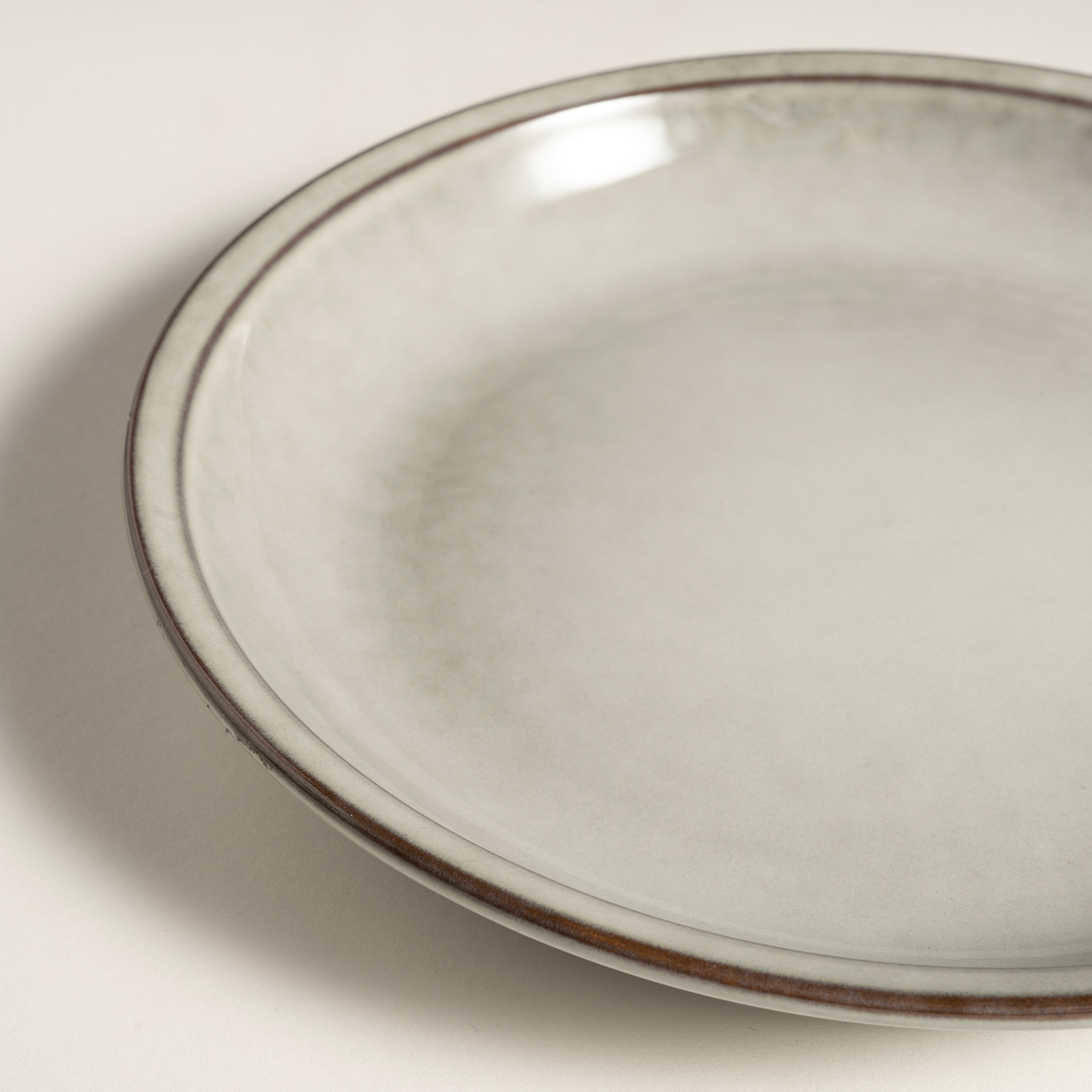 Lılıng Stoneware Pasta Tabağı 20 Cm Bej