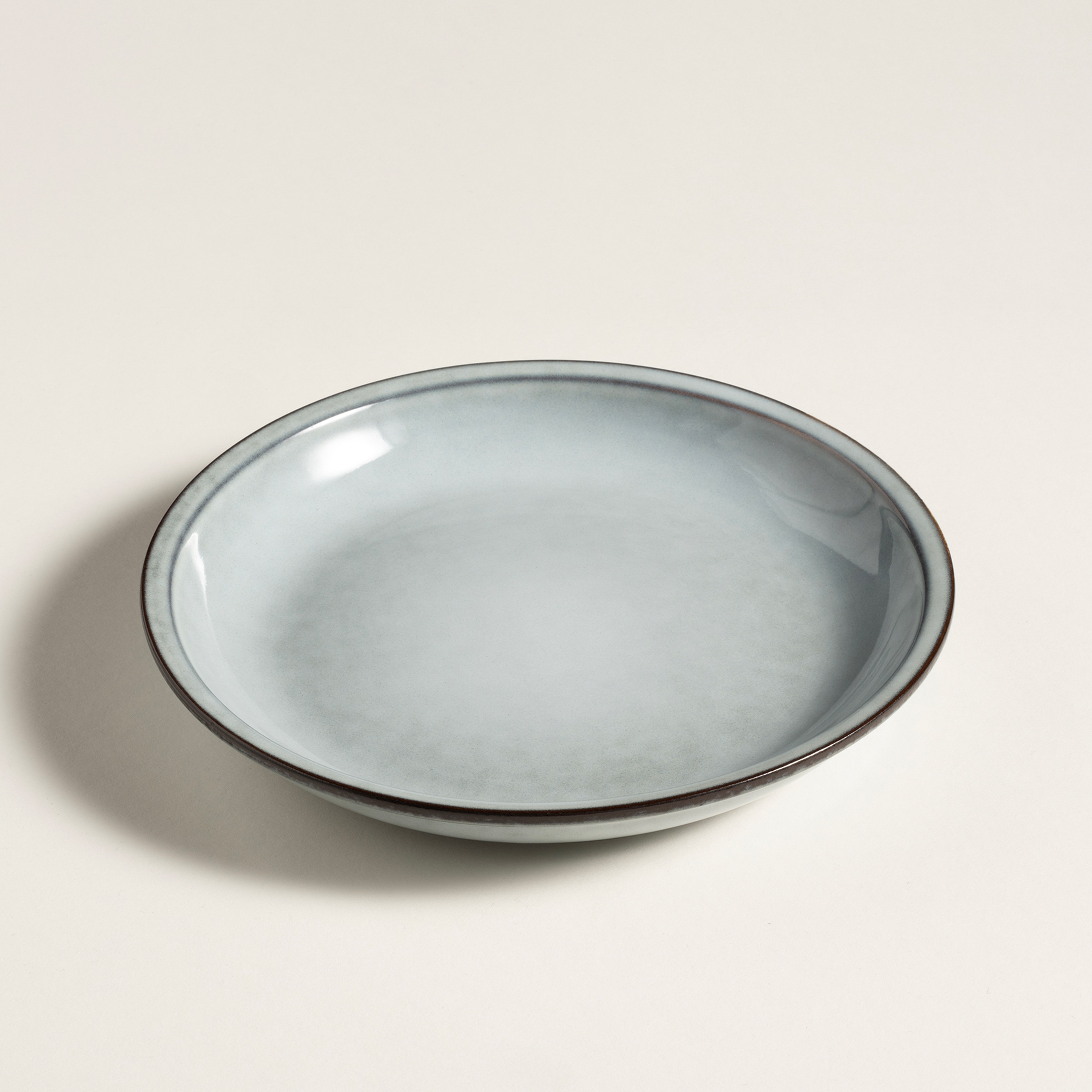 Lılıng Stoneware Pasta Tabağı 20 Cm Mavi