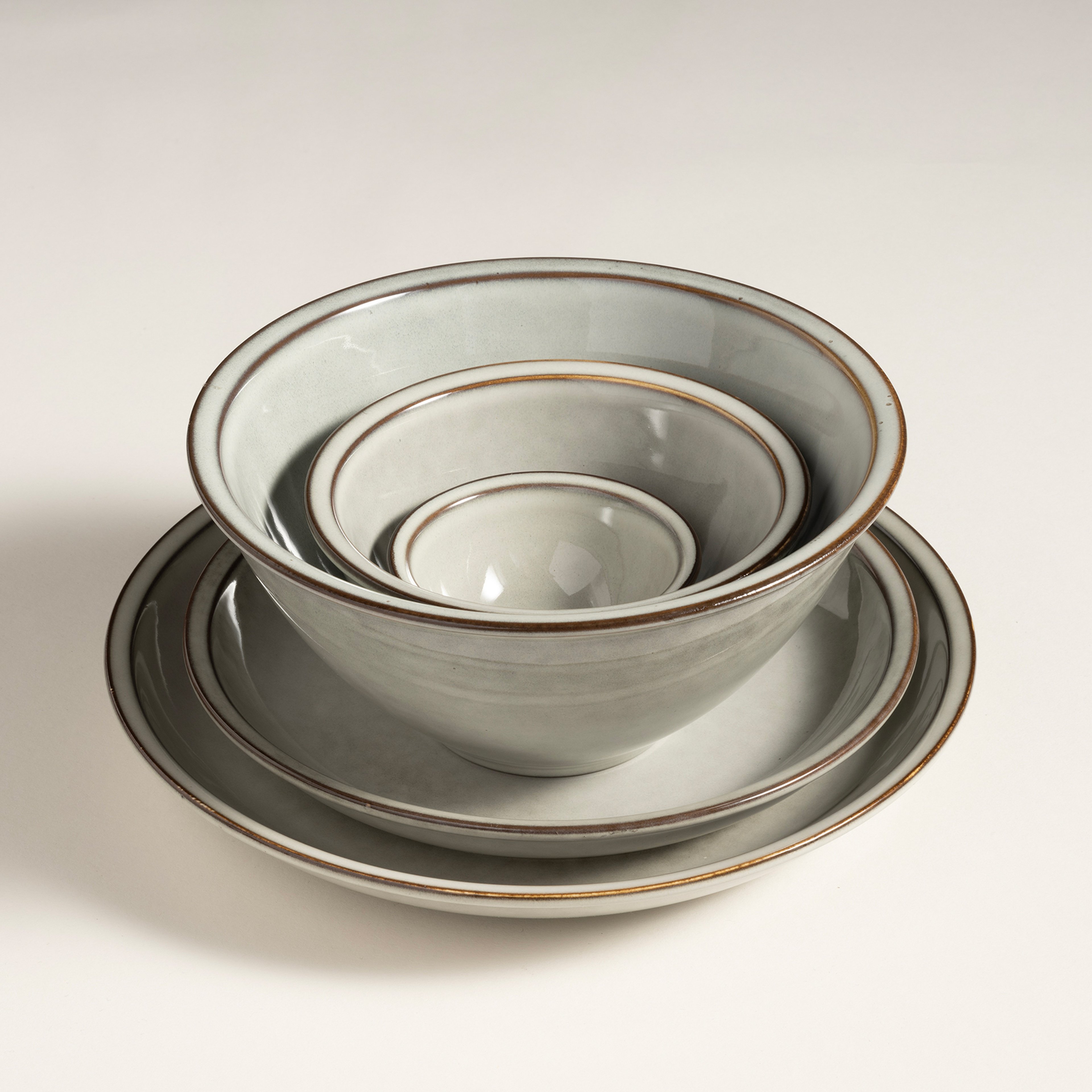 Lılıng Stoneware Sosluk 8 Cm Bej