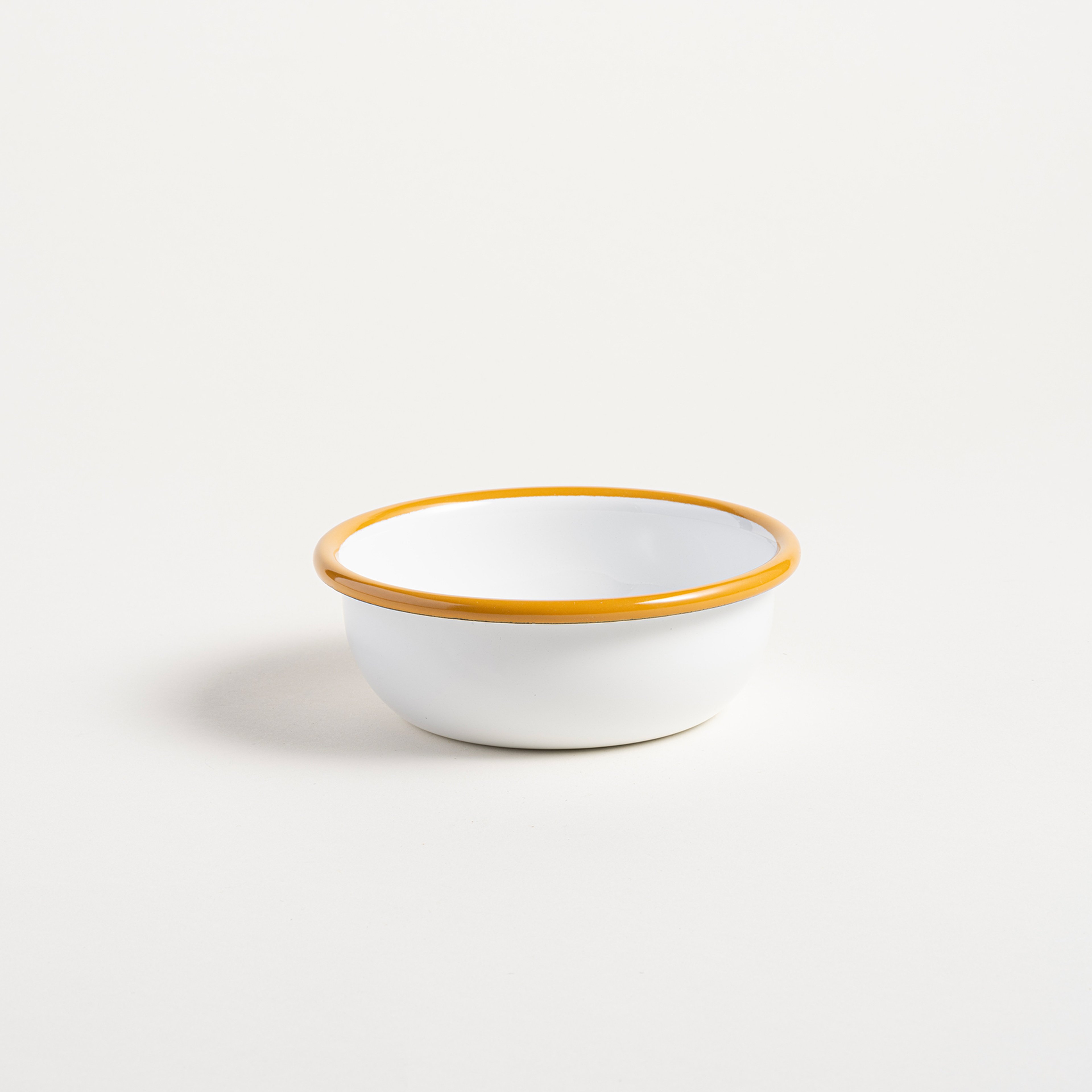 Frigya Emaye Kase 12 Cm Altın Sarısı