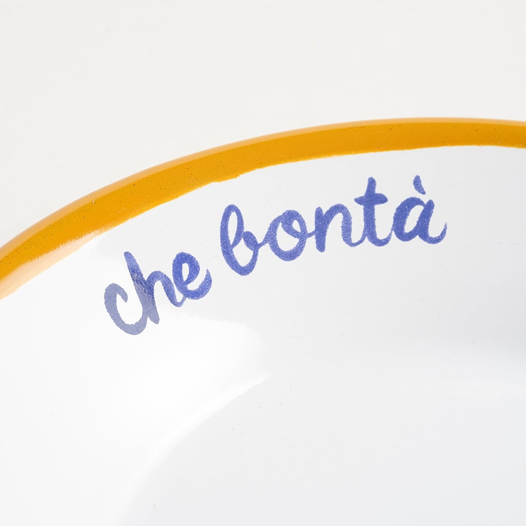 Frigya Emaye Tabak 21 Cm Altın Sarısı