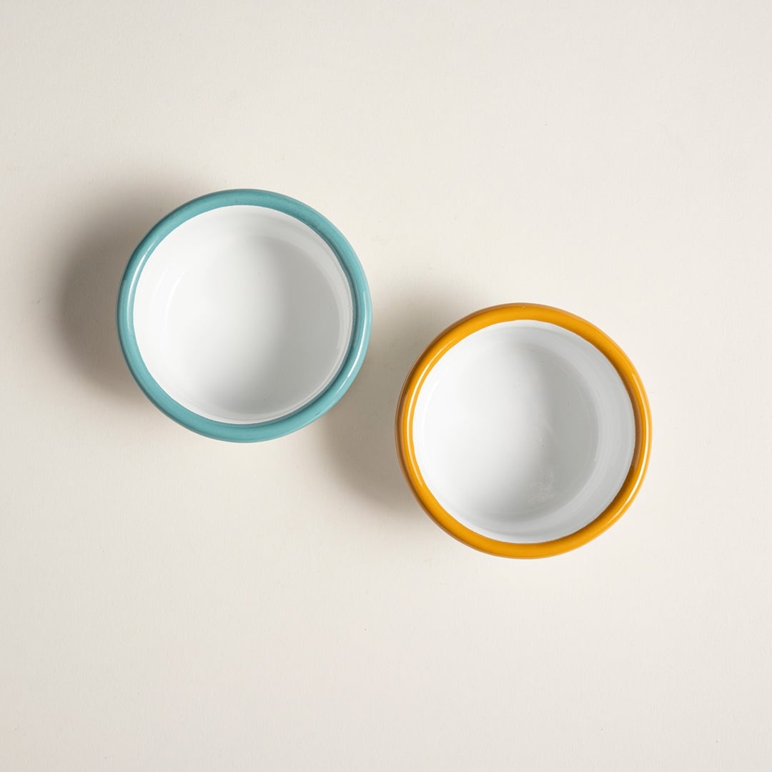 Frigya Emaye Reçellik 7x7x4 Cm Turkuaz