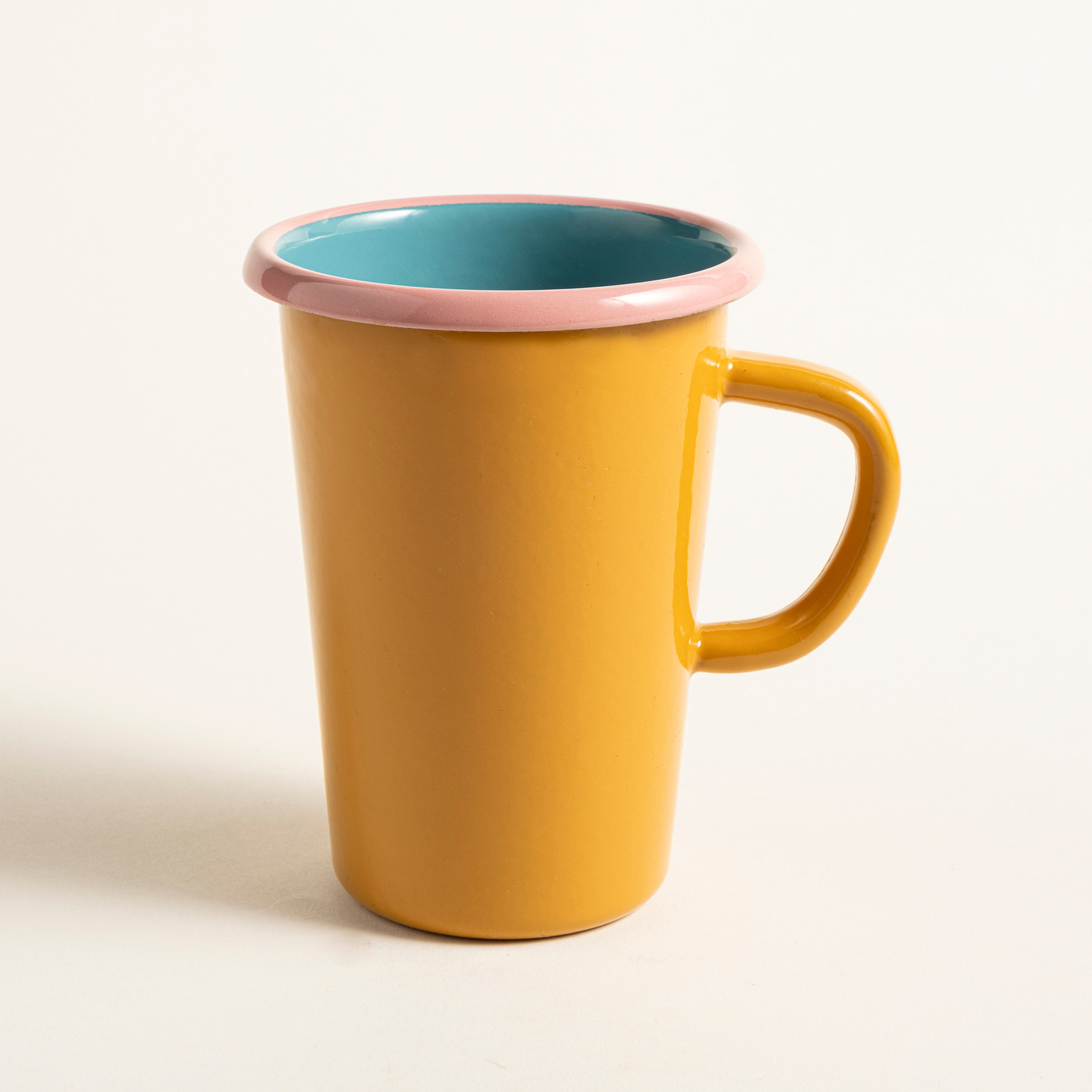 Frigya Emaye Kupa 450 Ml Altın Sarısı