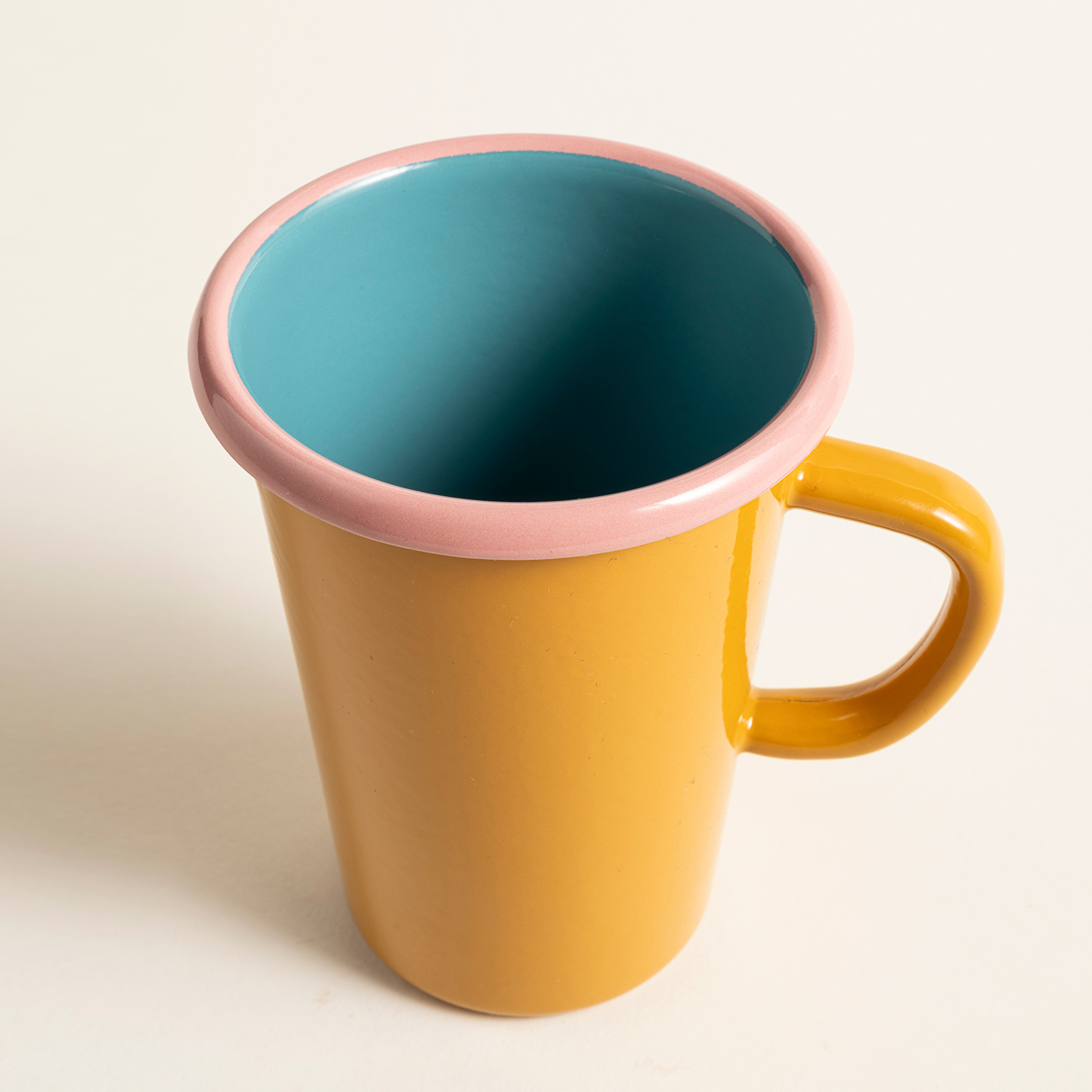 Frigya Emaye Kupa 450 Ml Altın Sarısı