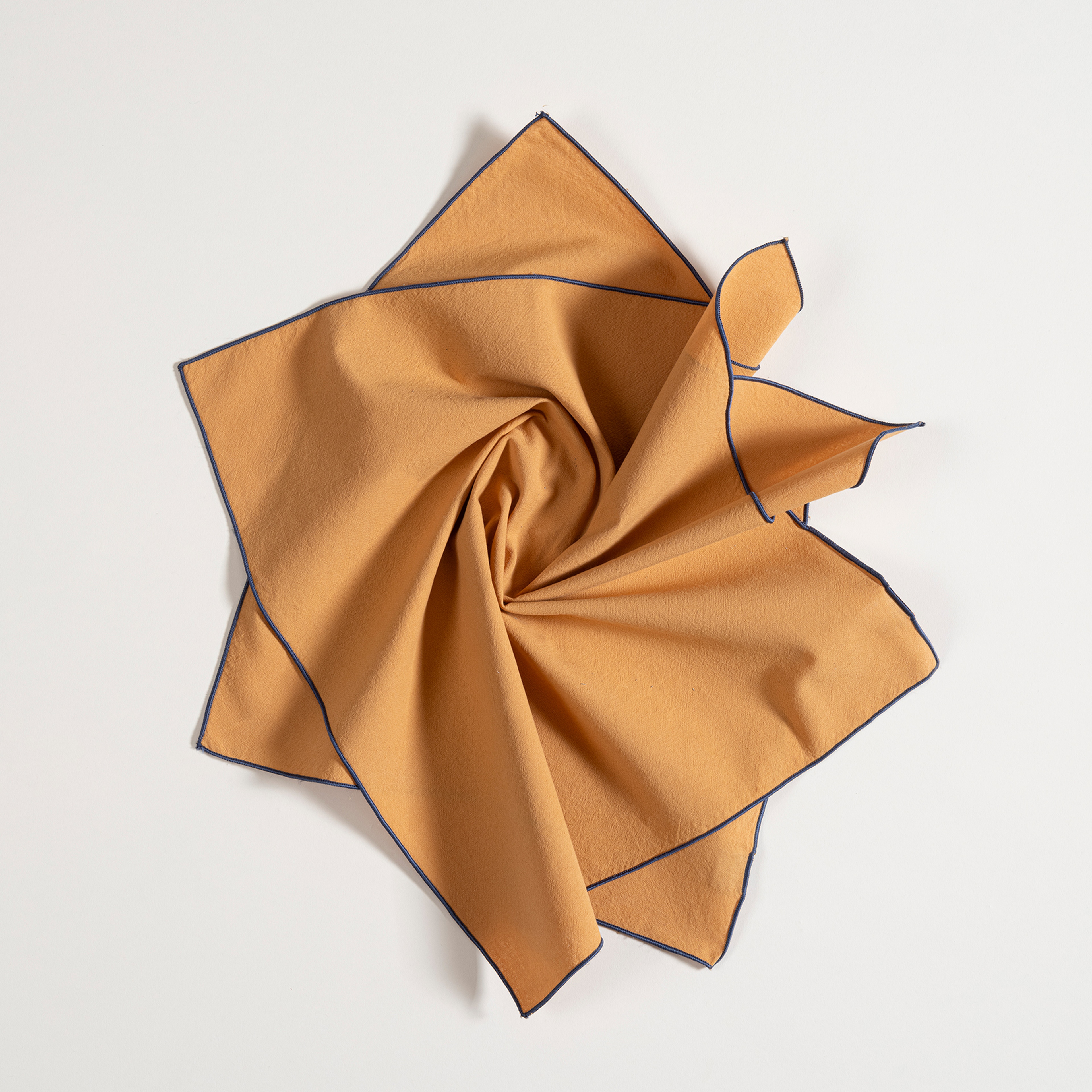 Solıd Overloklu 2'li Pamuk %100 Pamuk Peçete 45x45 Cm Tarçın