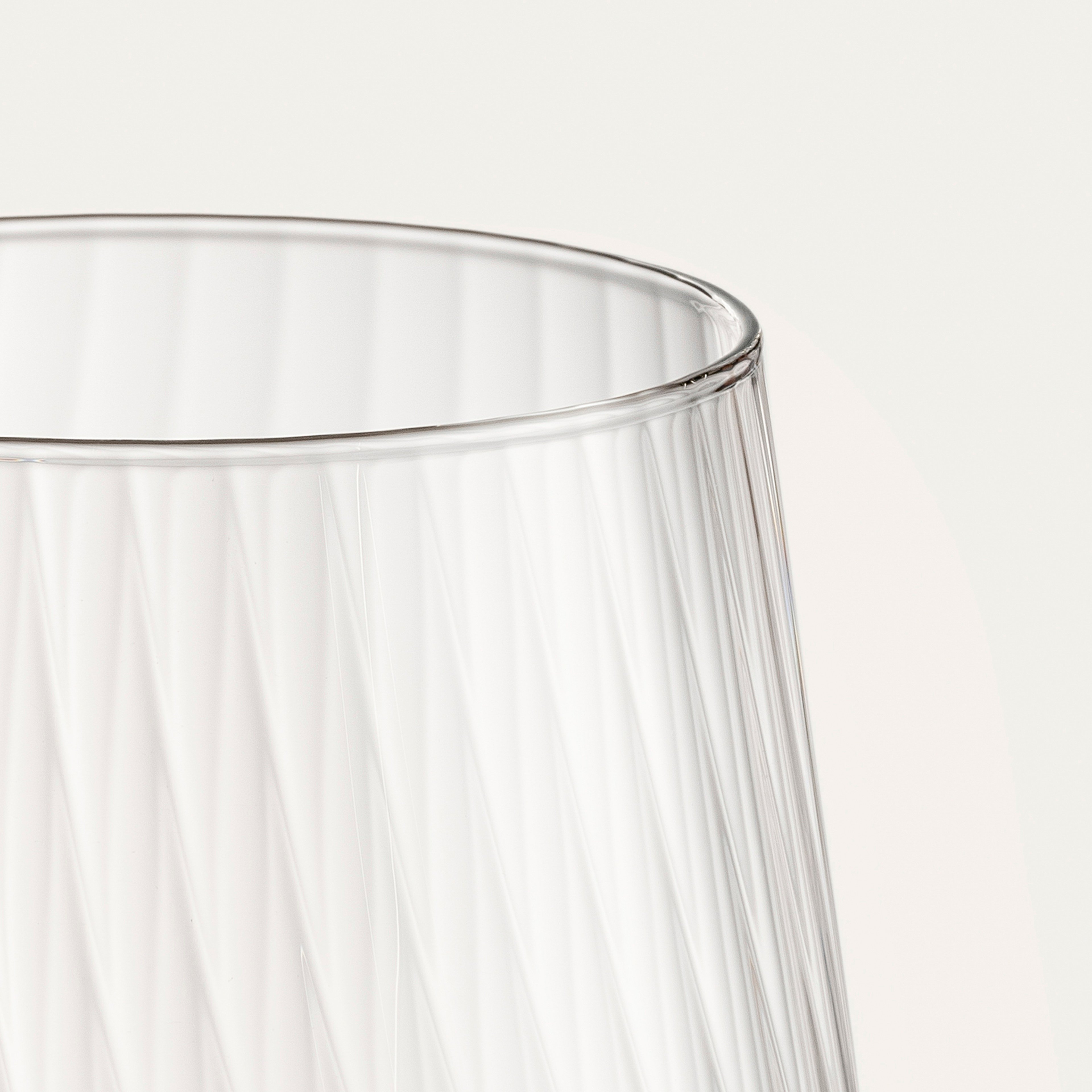 Poznan Cam Su Bardağı 380 Ml Şeffaf