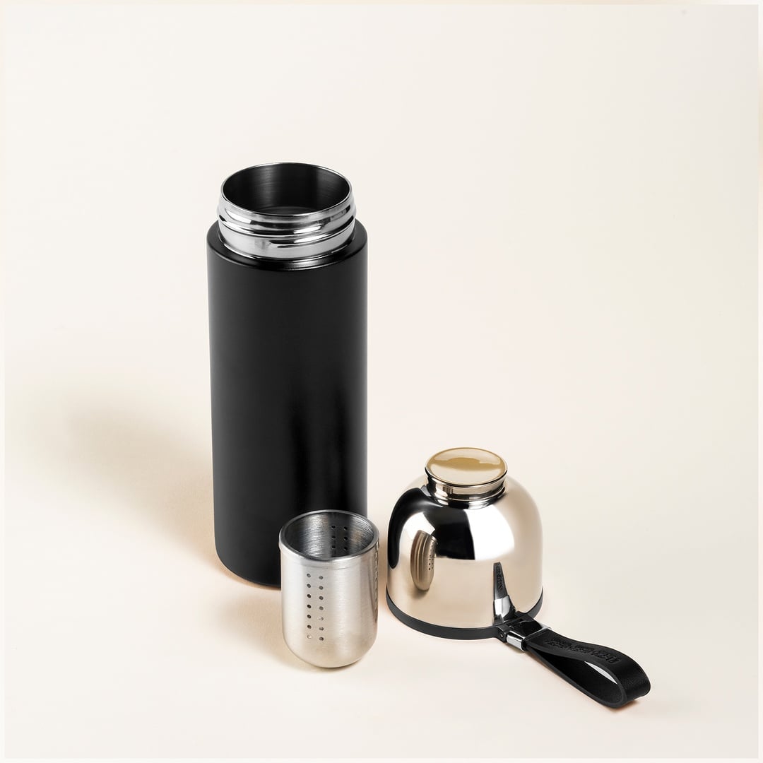 Panyu Çelik Termos 400 Ml Siyah