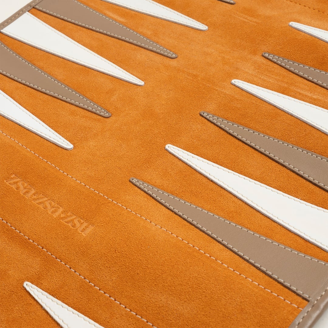 Hector Saxe Cognac Leather Tavla Hediyelik Eşya 44x30 Cm Turuncu