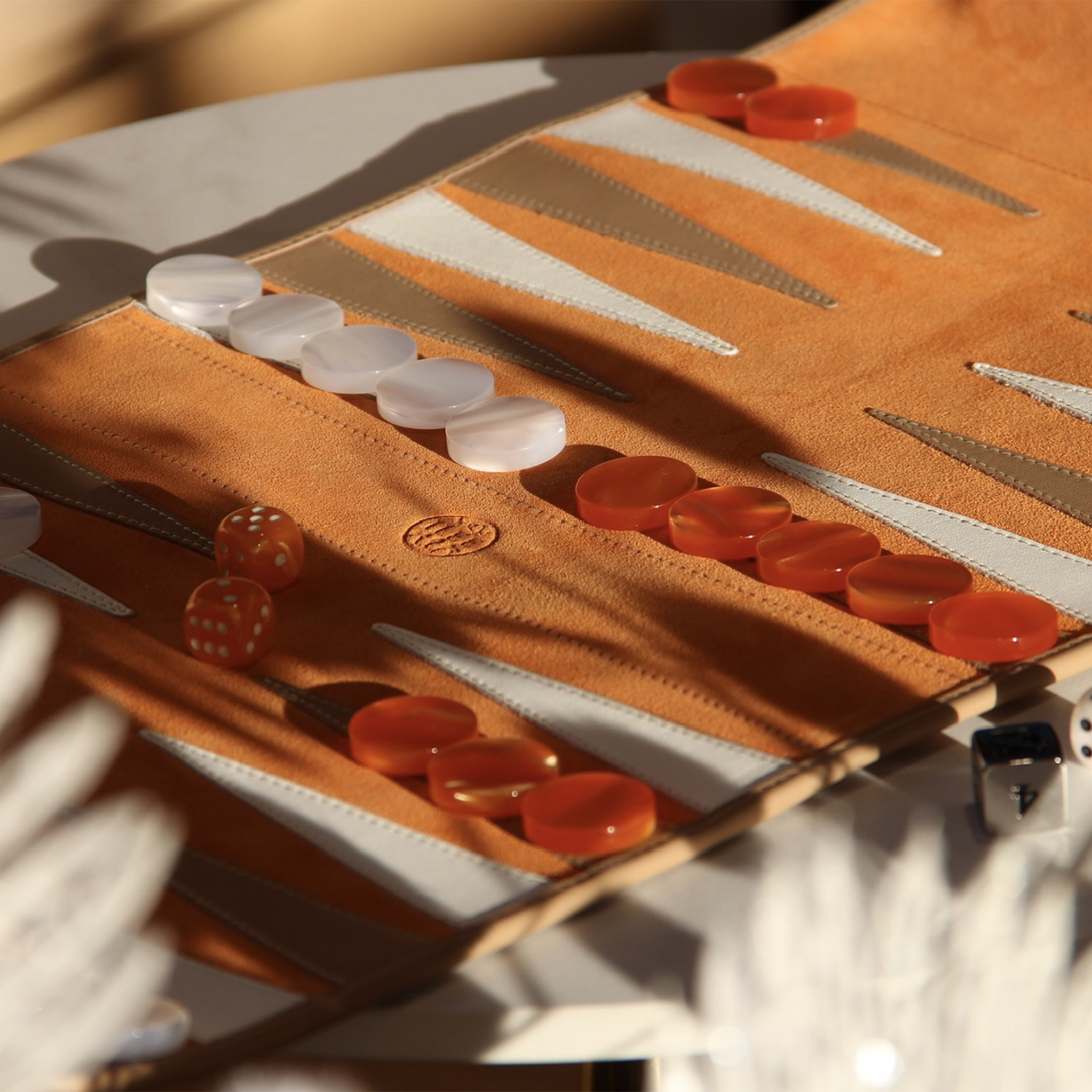 Hector Saxe Cognac Leather Tavla Hediyelik Eşya 44x30 Cm Turuncu