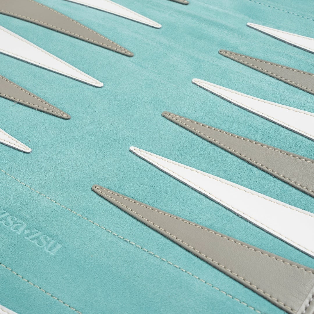 Hector Saxe Cognac Leather Tavla Hediyelik Eşya 44x30 Cm Turkuaz