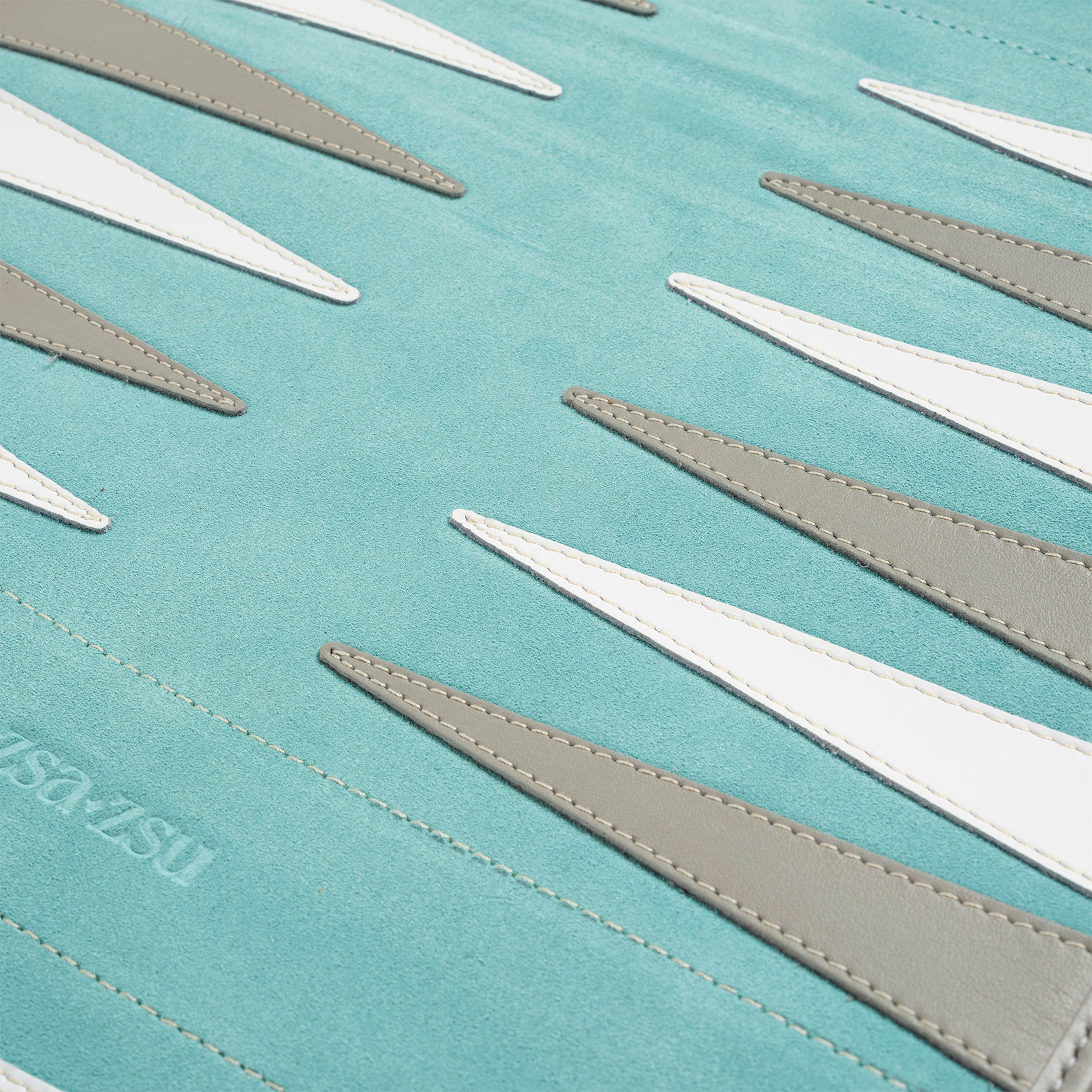 Hector Saxe Cognac Leather Tavla Hediyelik Eşya 44x30 Cm Turkuaz