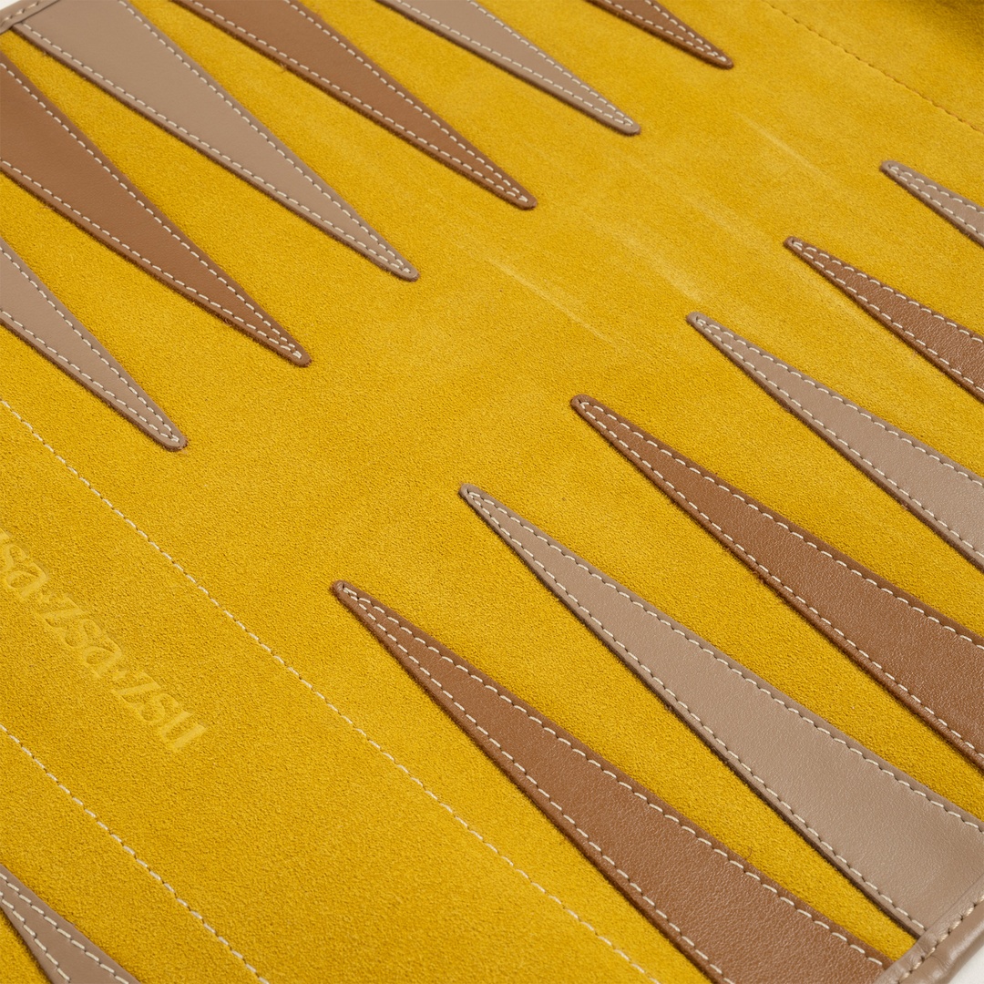 Hector Saxe Cognac Leather Tavla Hediyelik Eşya 44x30 Cm Hardal