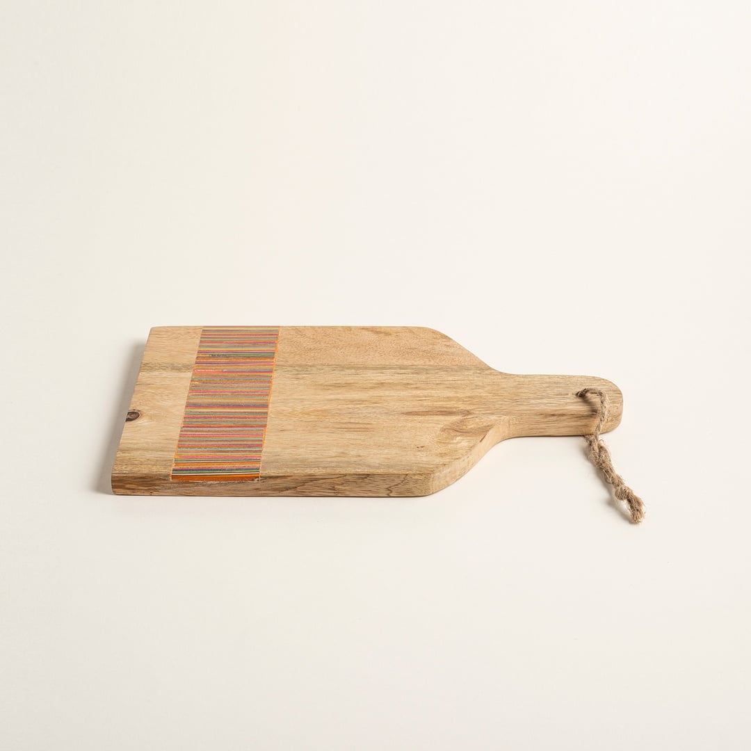 Lakrı Mango Ağacı Sunum Tahtası 30x17x1.5 Cm Natural