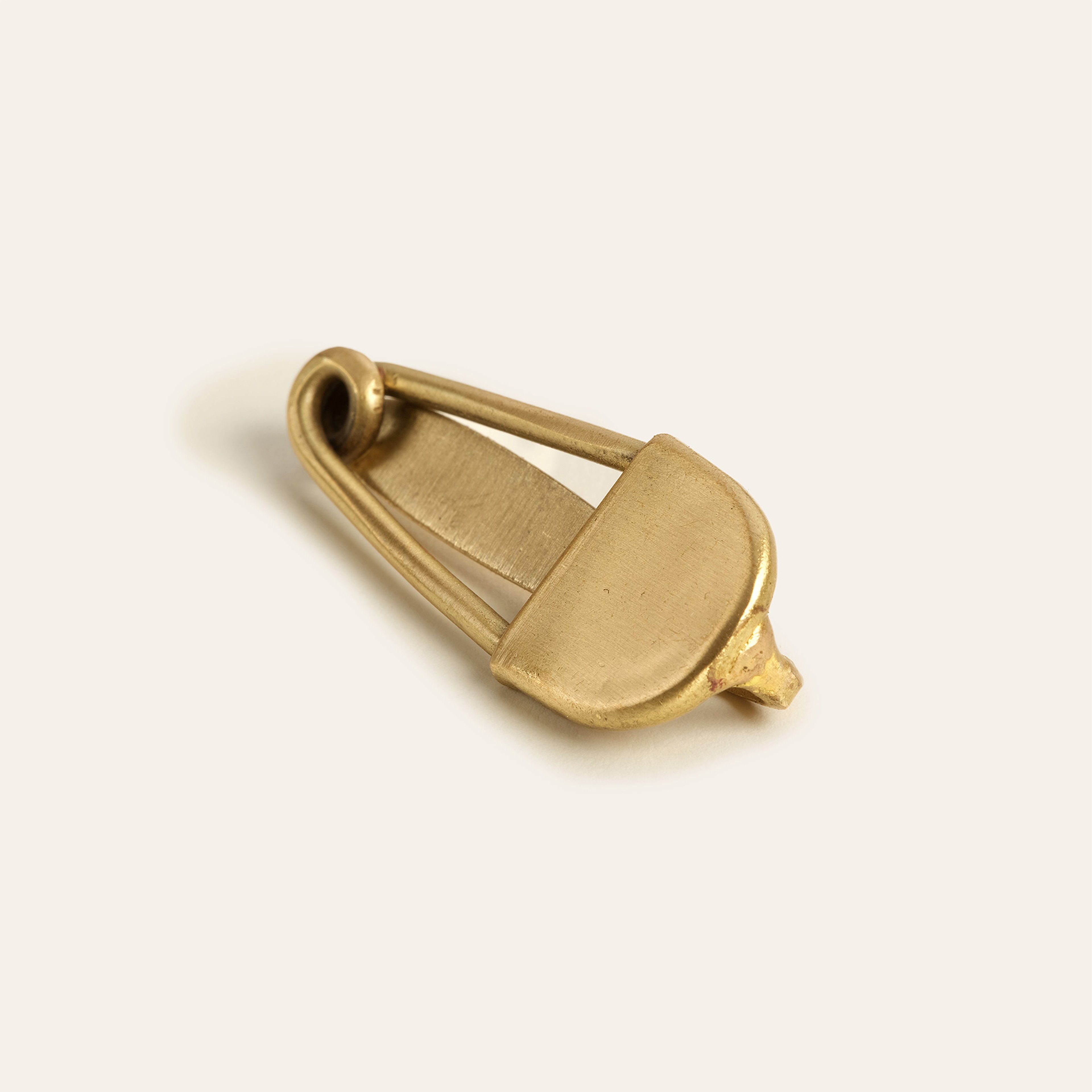Lotus Mat Altın Pirinç Dekoratif Obje 4 Cm