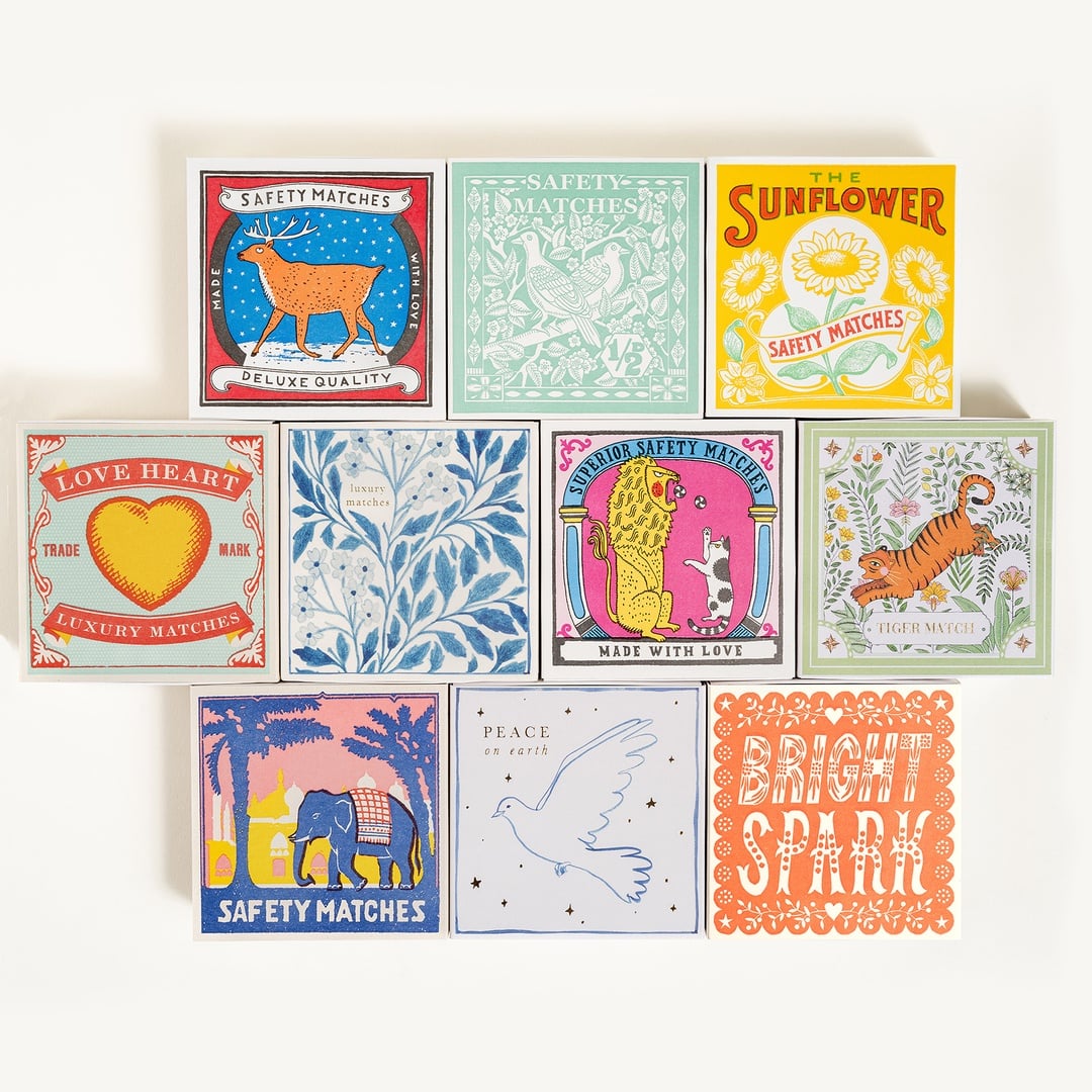 Brıght Spark Ahşap Kibrit Hediyelik Eşya 11x11x3 Cm Renkli