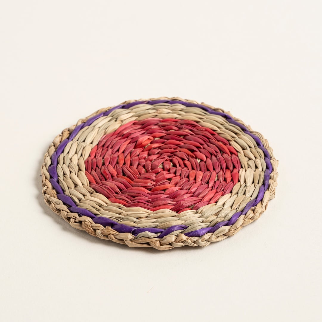 Tam Dao Deniz Çayırı Bardak Altlığı 10 Cm Renkli