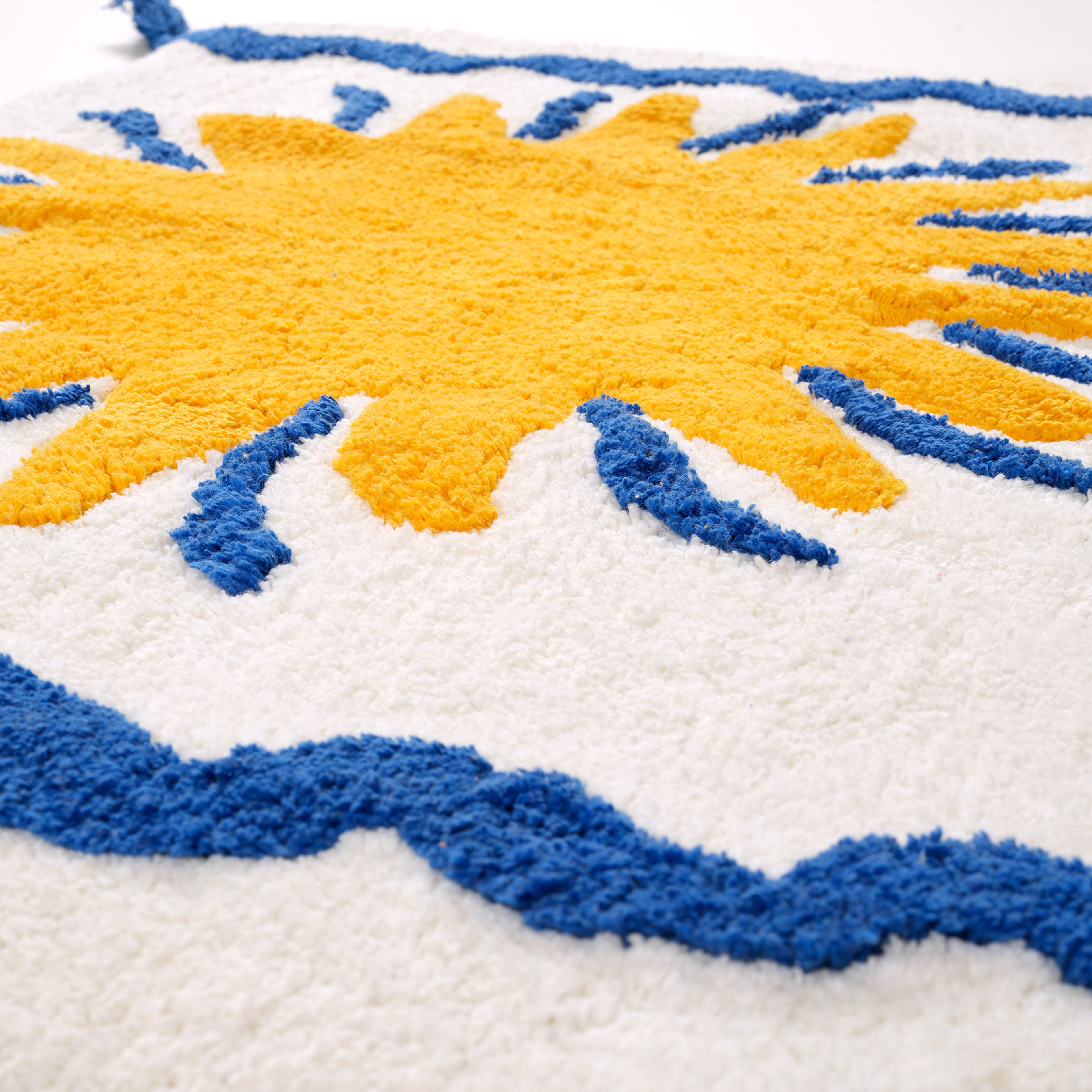 Punjab Pamuk Pamuklu Banyo Paspası 60x90 Cm Mavi