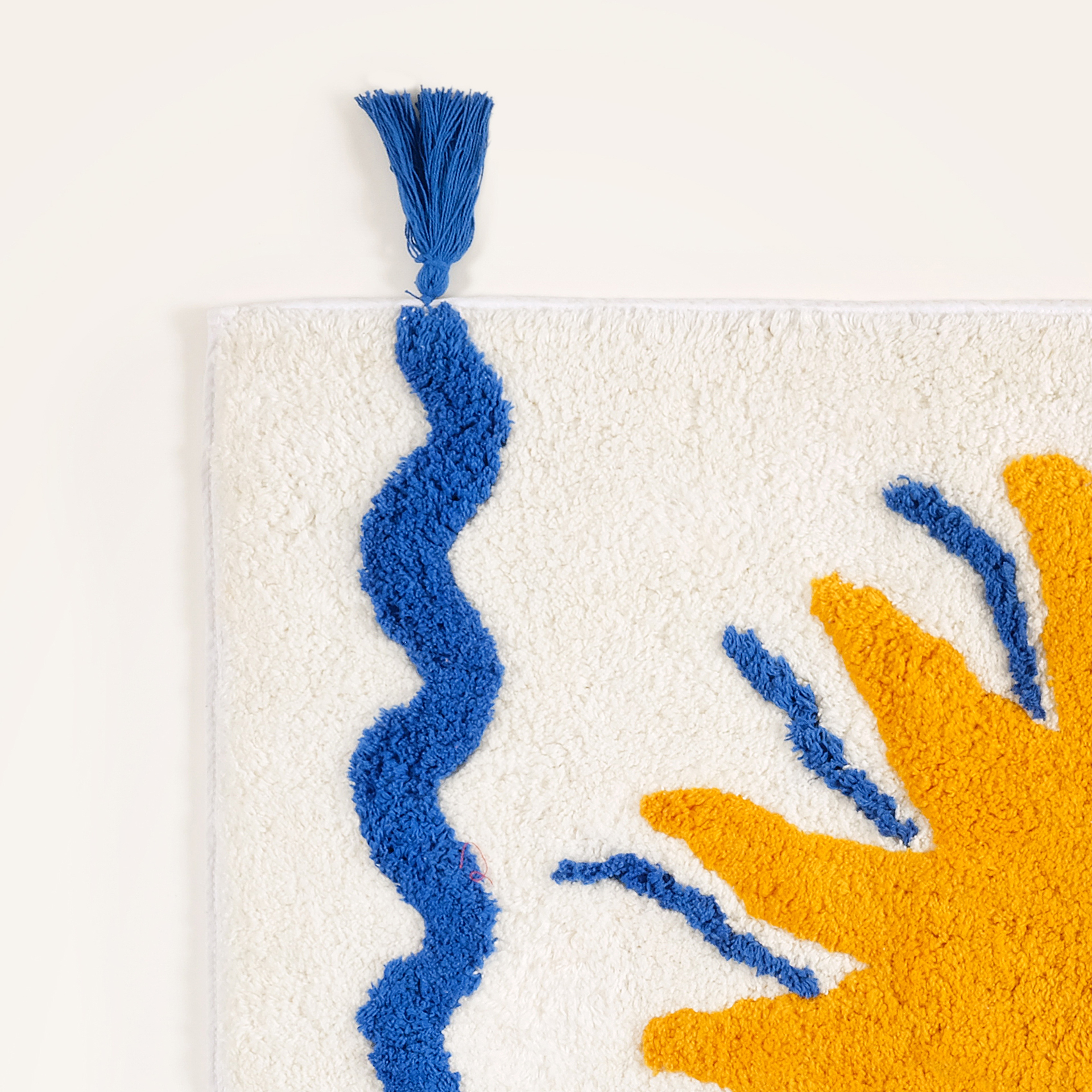 Punjab Pamuk Pamuklu Banyo Paspası 60x90 Cm Mavi