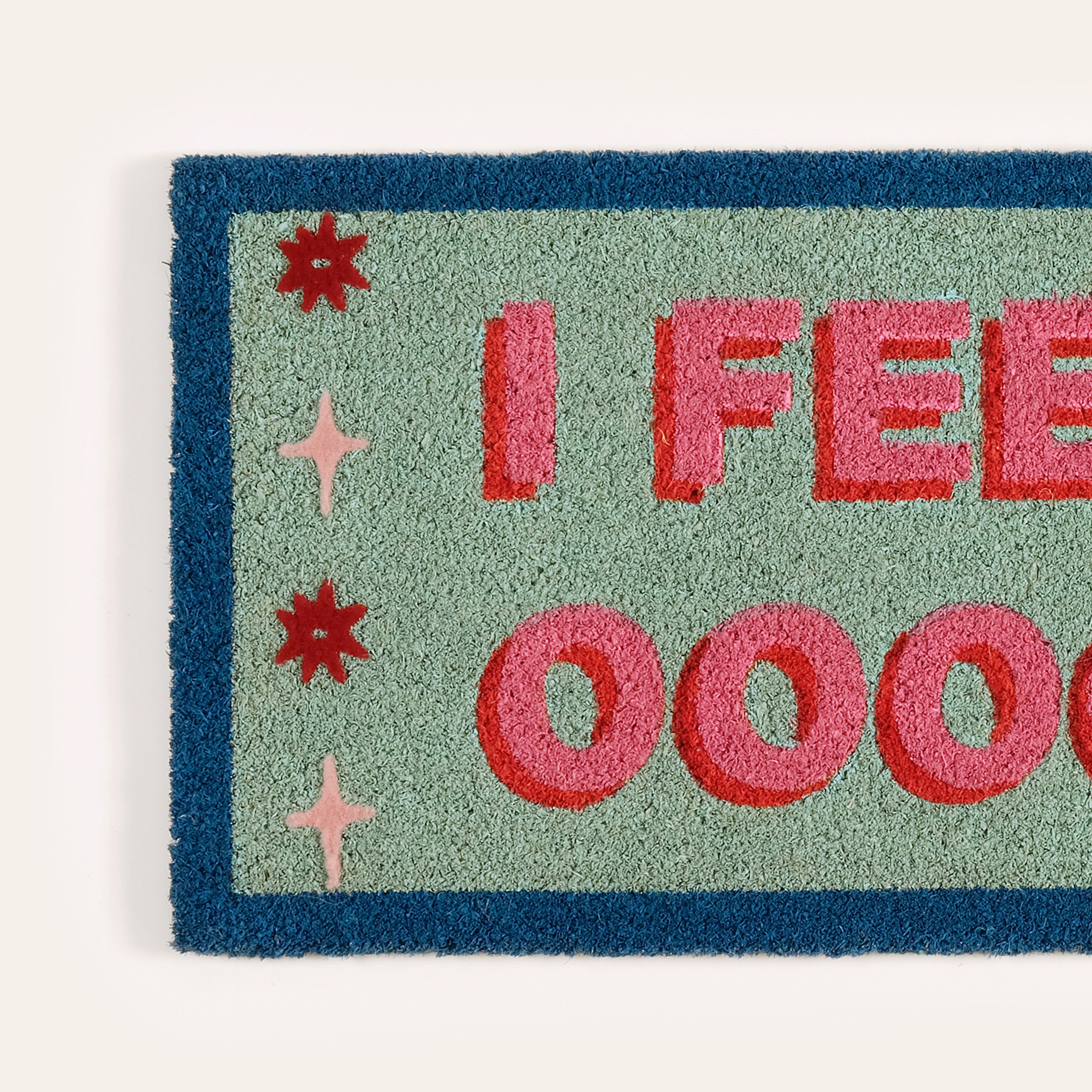 Kerala Coır Kapı Önü Paspası 35x100 Cm Mavi