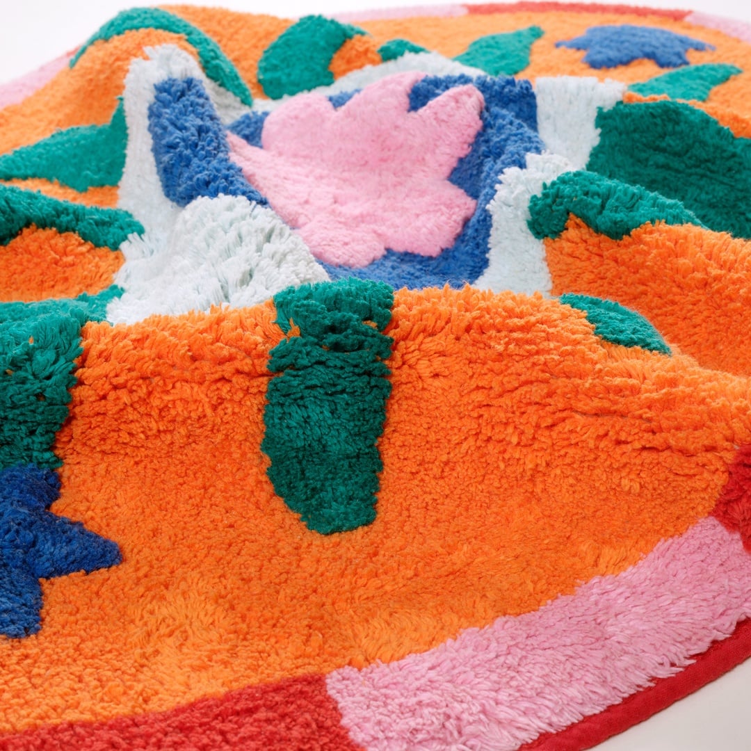 Punjab Pamuk %100 Pamuk Banyo Paspası 60x90 Cm Renkli