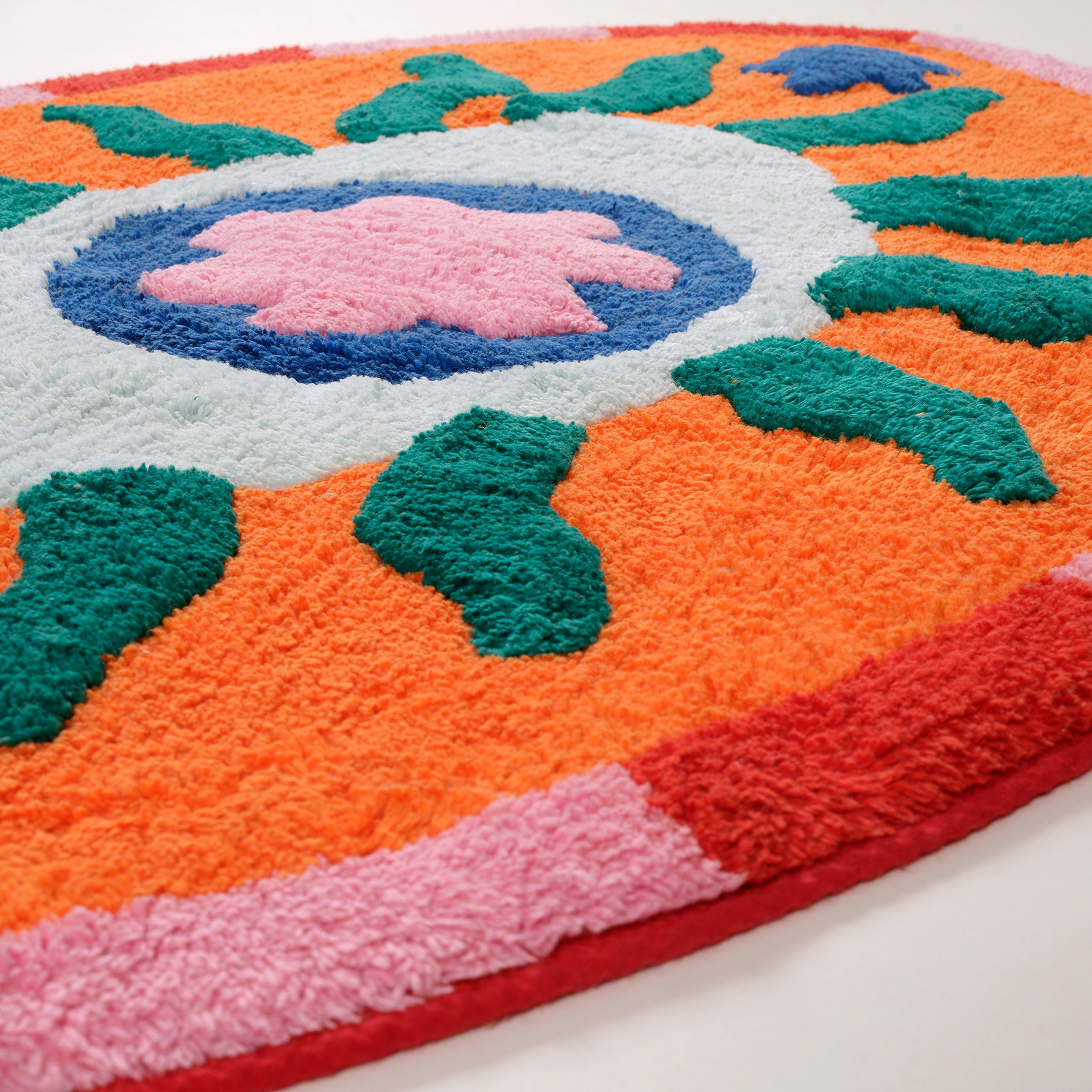 Punjab Pamuk %100 Pamuk Banyo Paspası 60x90 Cm Renkli