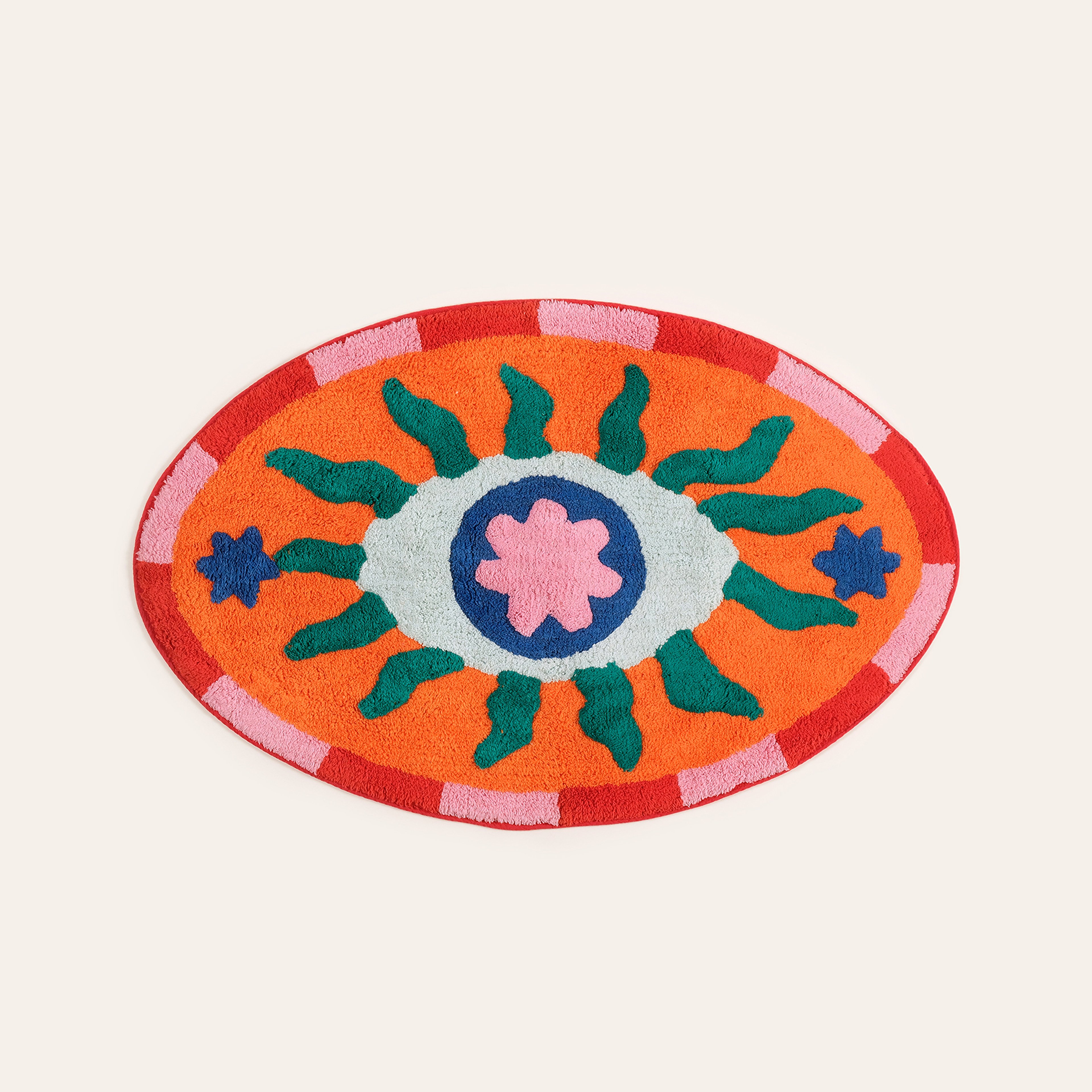 Punjab Pamuk %100 Pamuk Banyo Paspası 60x90 Cm Renkli