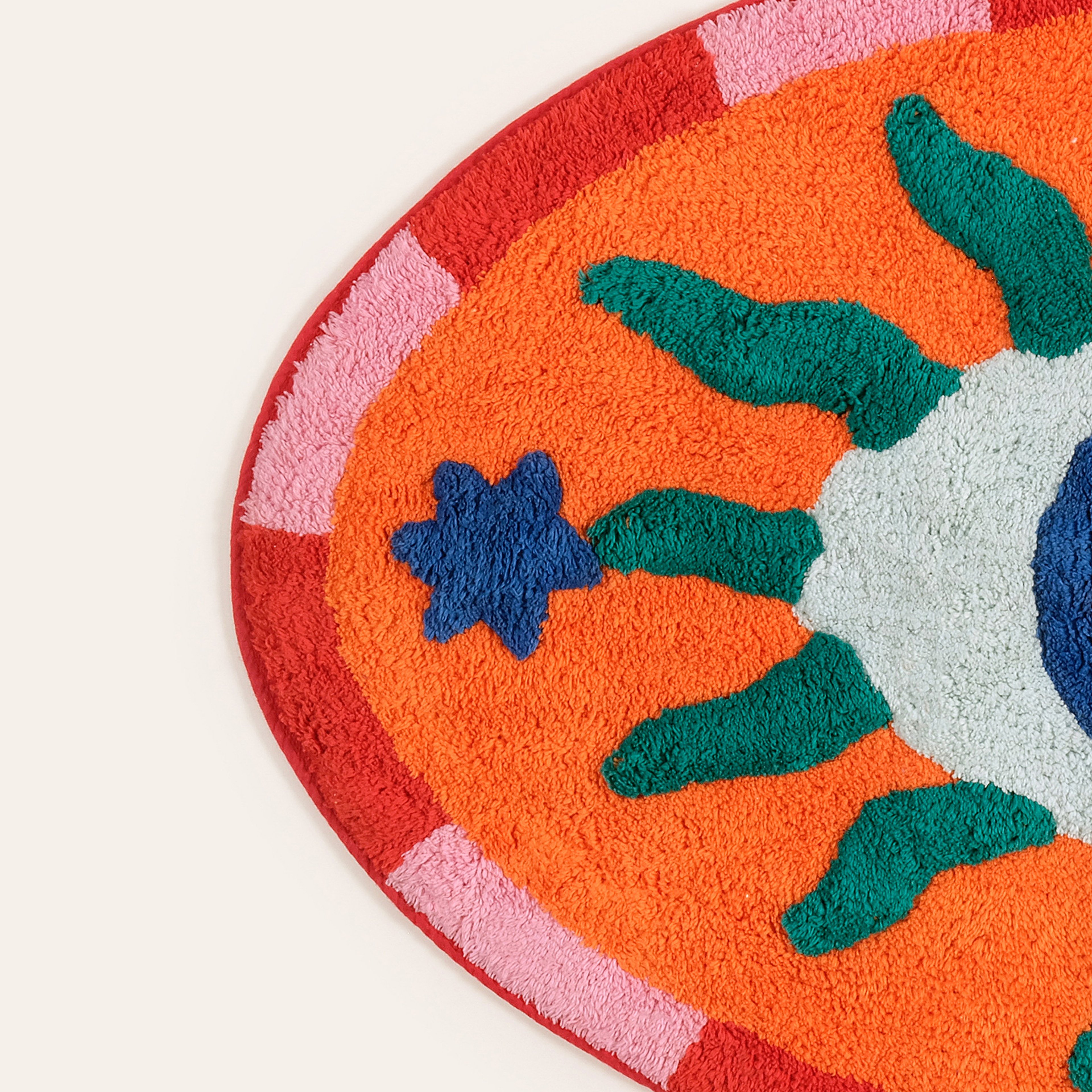 Punjab Pamuk %100 Pamuk Banyo Paspası 60x90 Cm Renkli